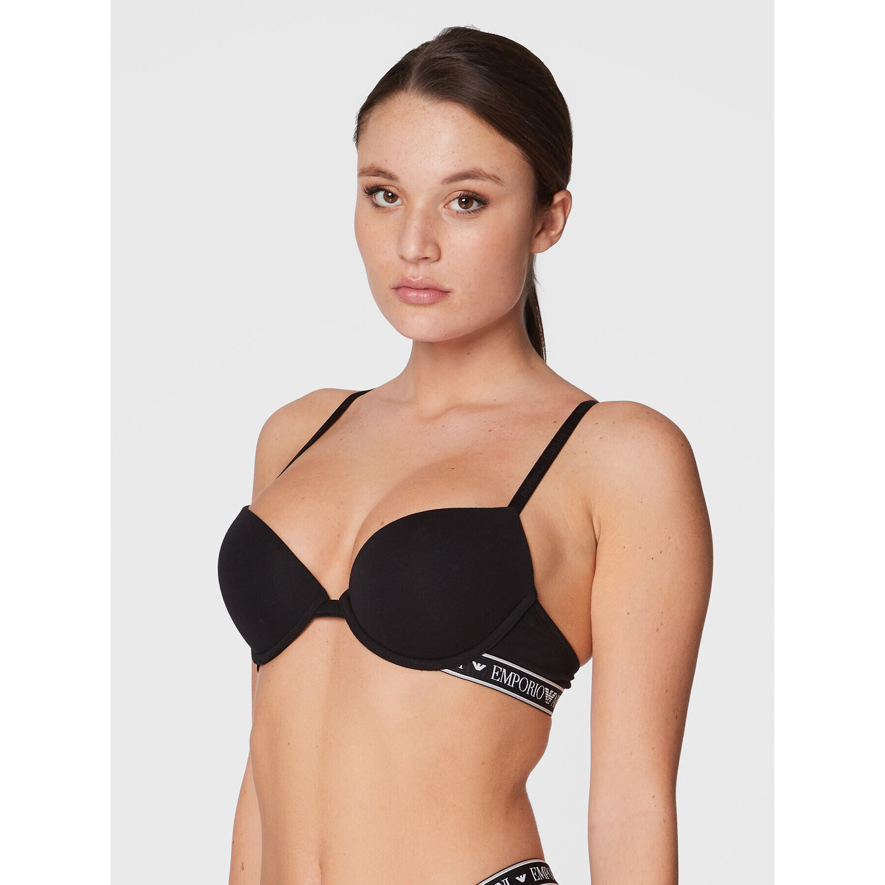 Emporio Armani Underwear Podprsenka Push-up 164394 2F227 00020 Čierna - Pepit.sk