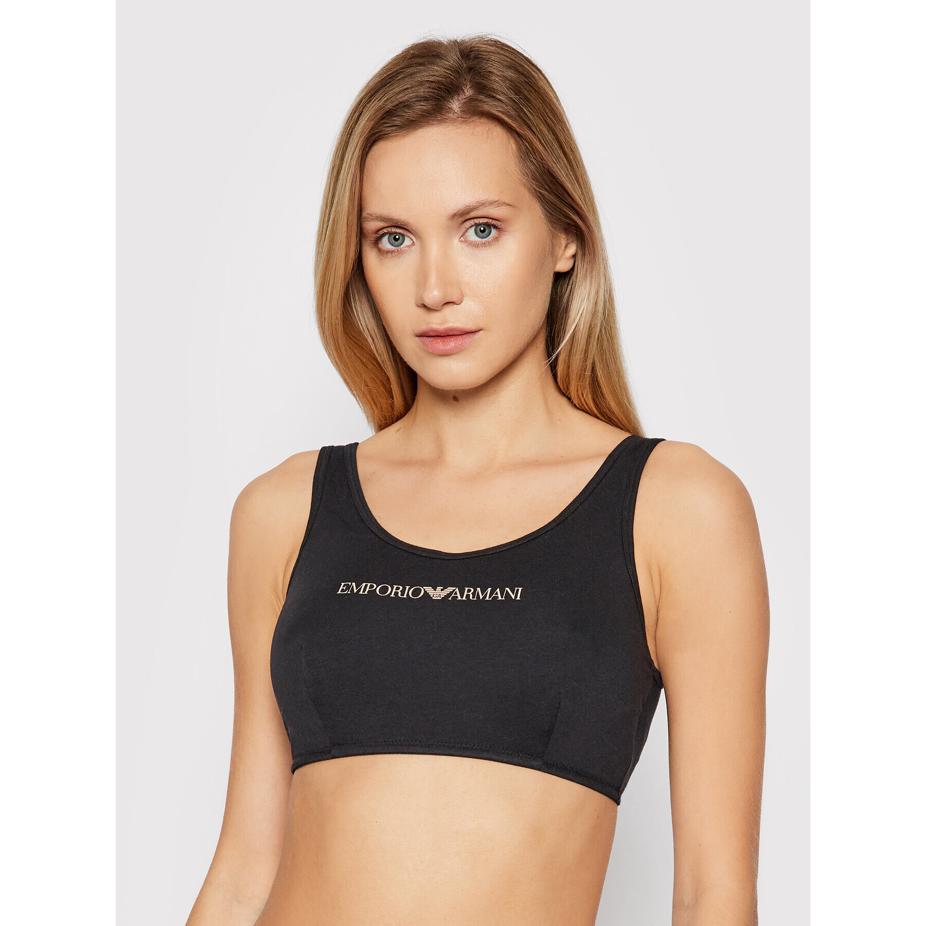 Emporio Armani Underwear Podprsenkový top 164403 1A227 00020 Čierna - Pepit.sk