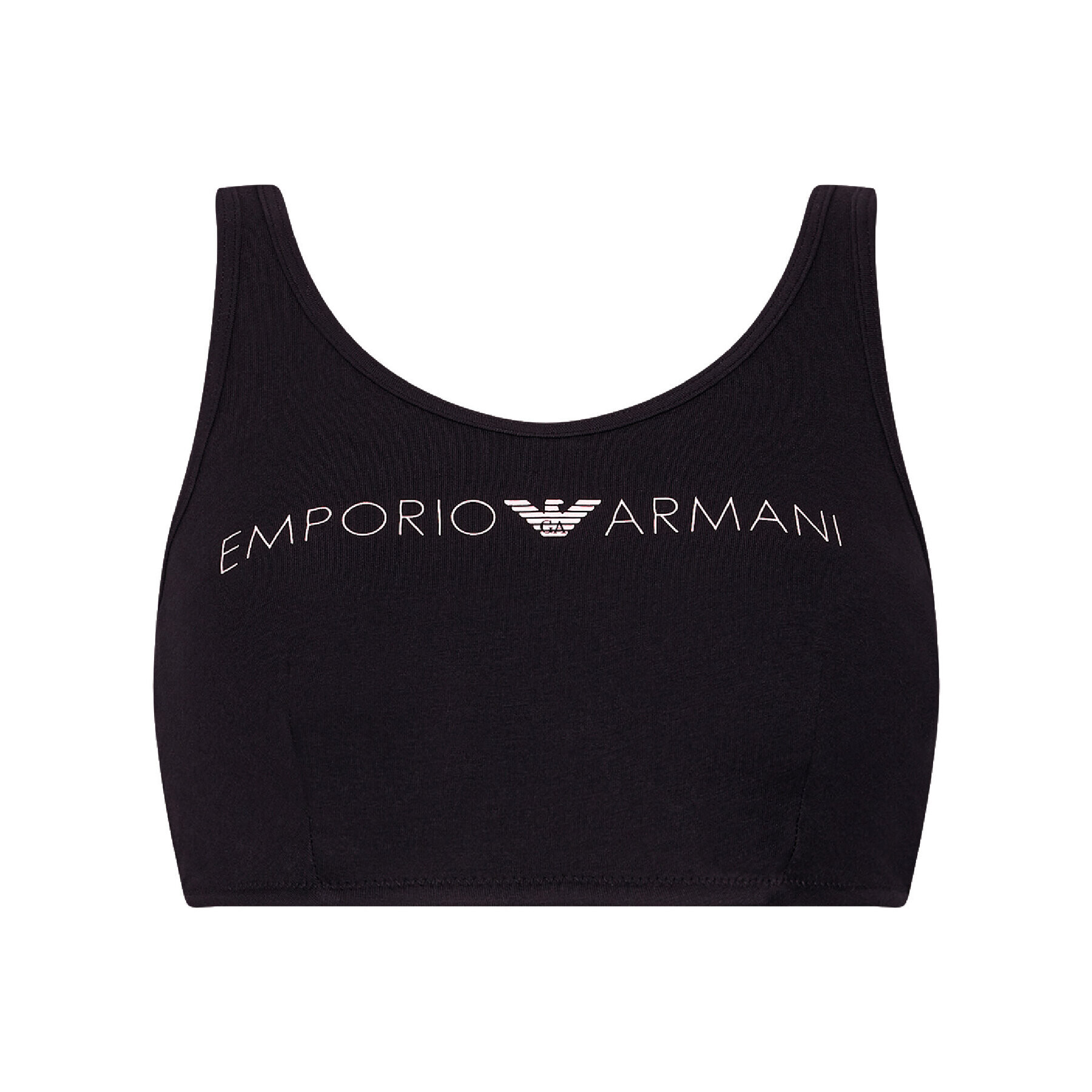 Emporio Armani Underwear Podprsenkový top 164403 1P227 00020 Čierna - Pepit.sk