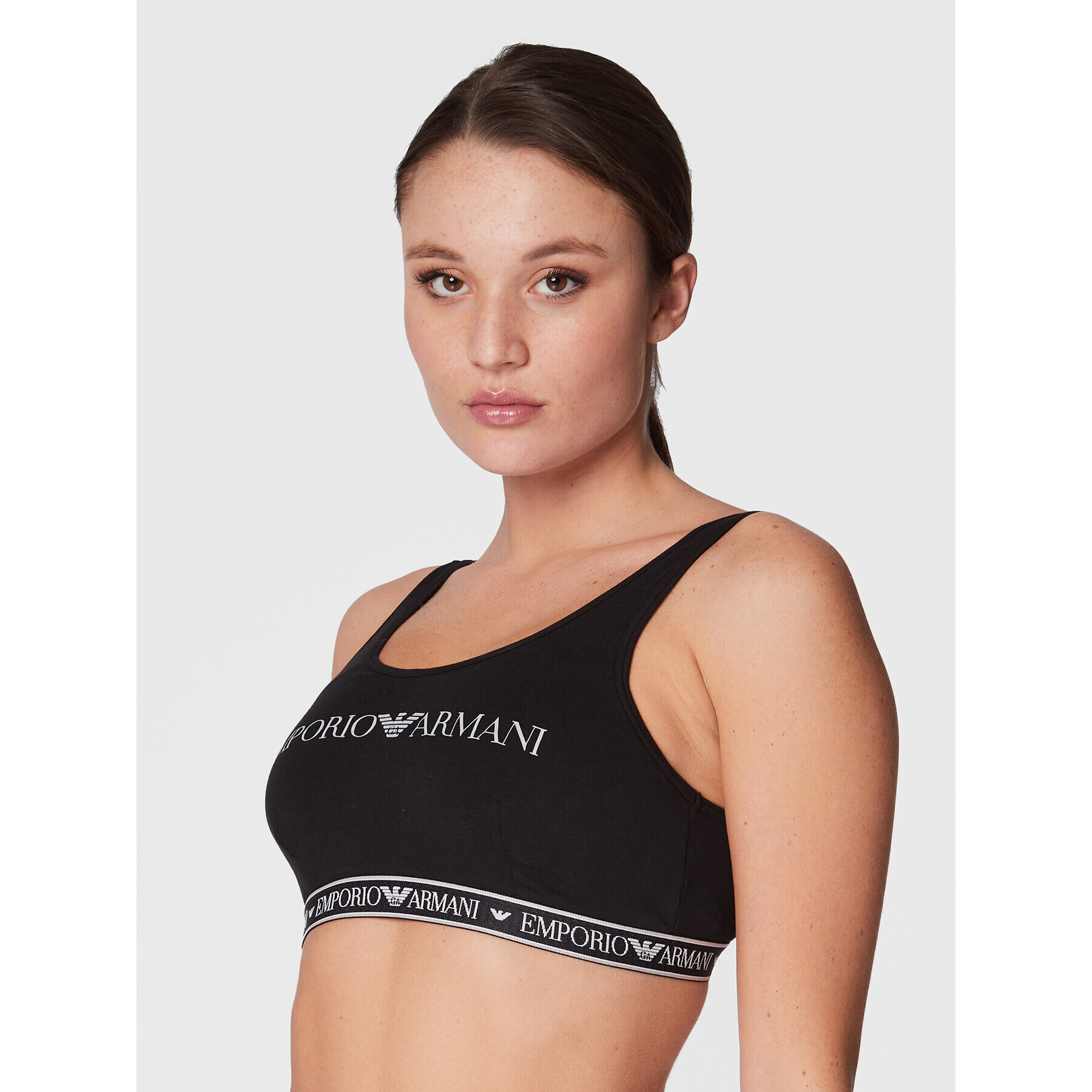 Emporio Armani Underwear Podprsenkový top 164403 2F227 00020 Čierna - Pepit.sk