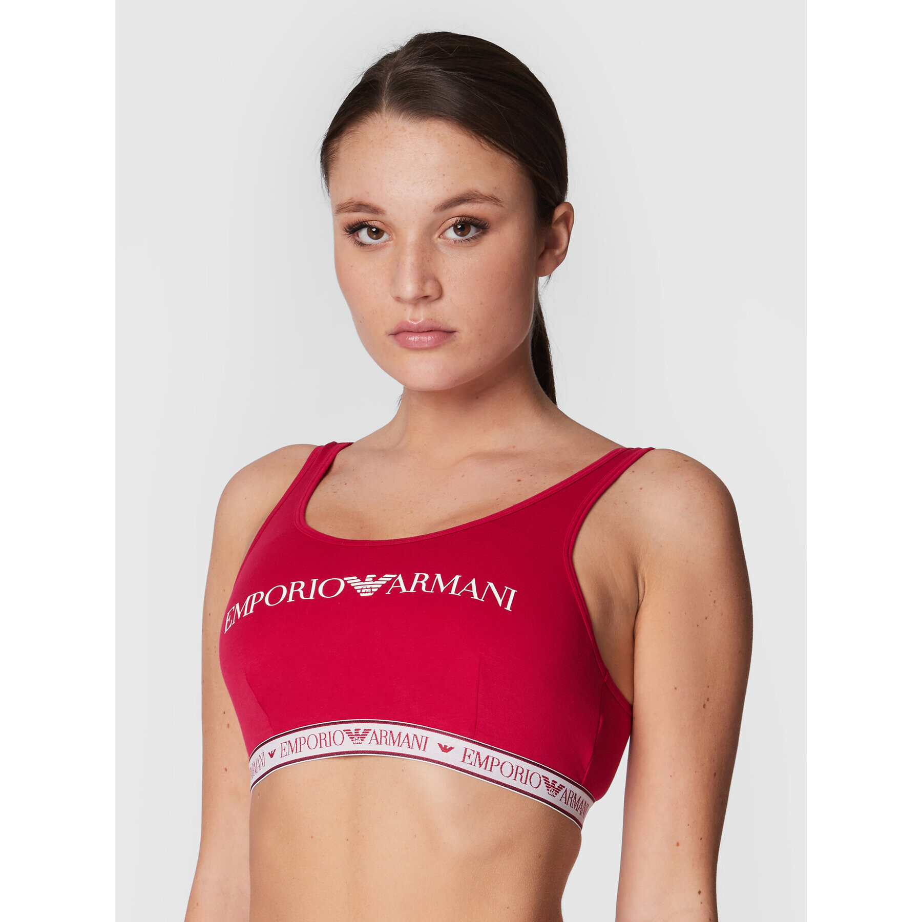 Emporio Armani Underwear Podprsenkový top 164403 2F227 16874 Ružová - Pepit.sk