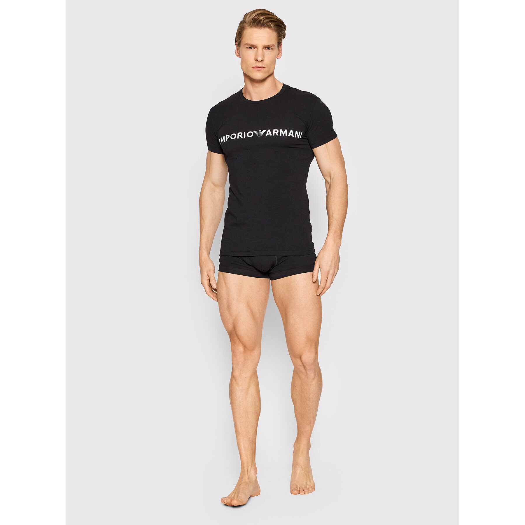 Emporio Armani Underwear Pyžamo 111604 2R516 00020 Čierna Regular Fit - Pepit.sk