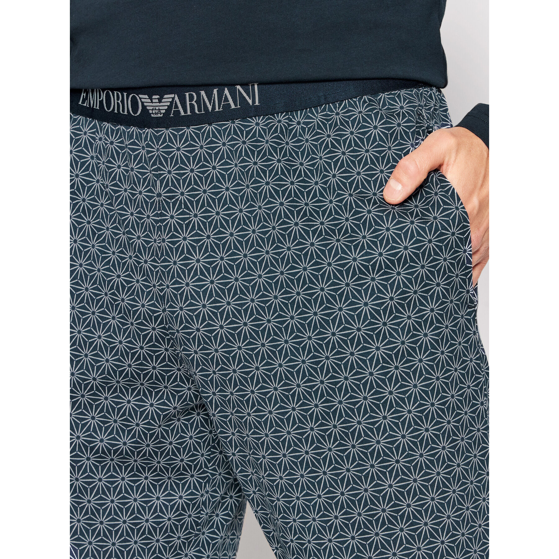 Emporio Armani Underwear Pyžamo 111791 2R567 96235 Tmavomodrá Regular Fit - Pepit.sk