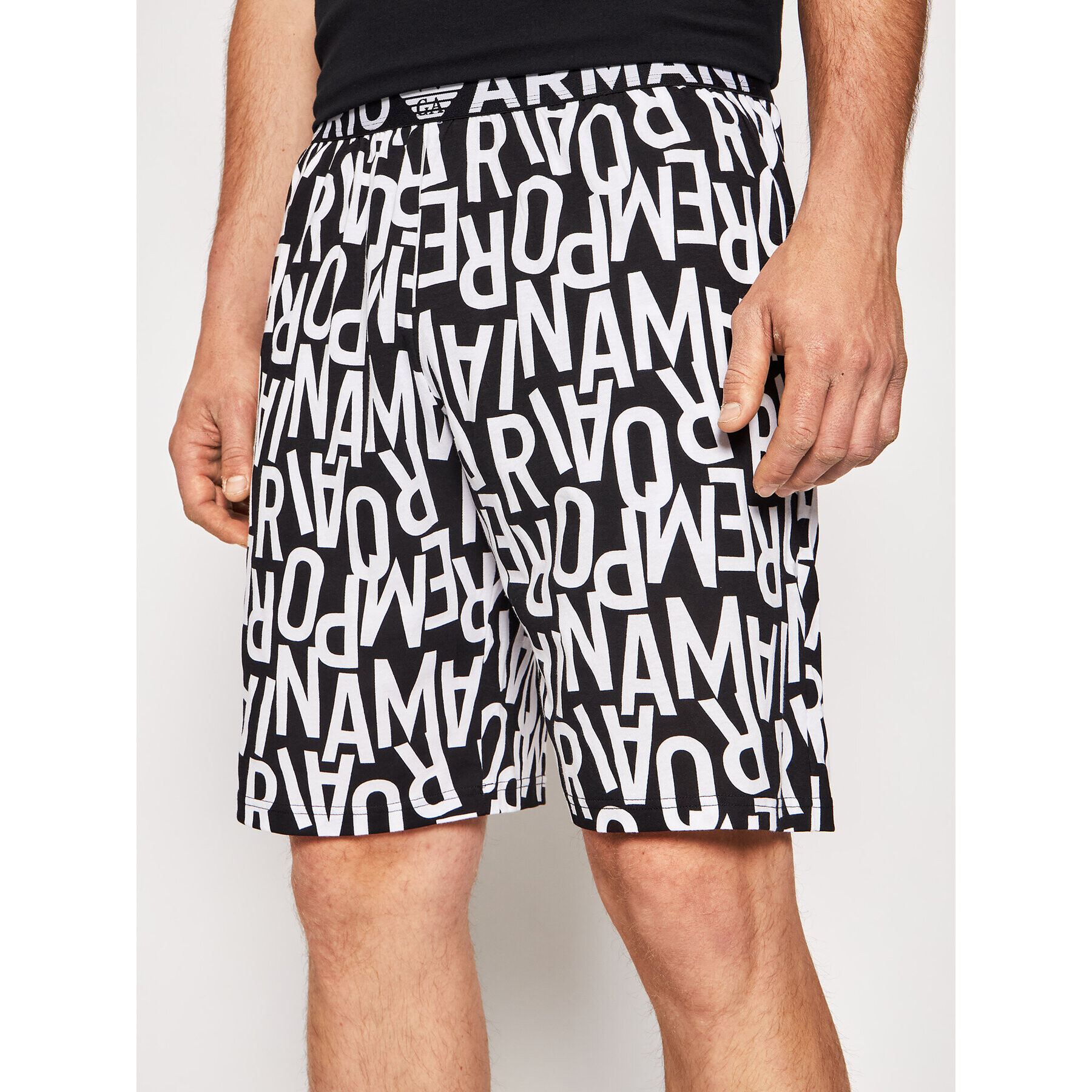 Emporio Armani Underwear Pyžamo 111893 1P506 98620 Čierna - Pepit.sk