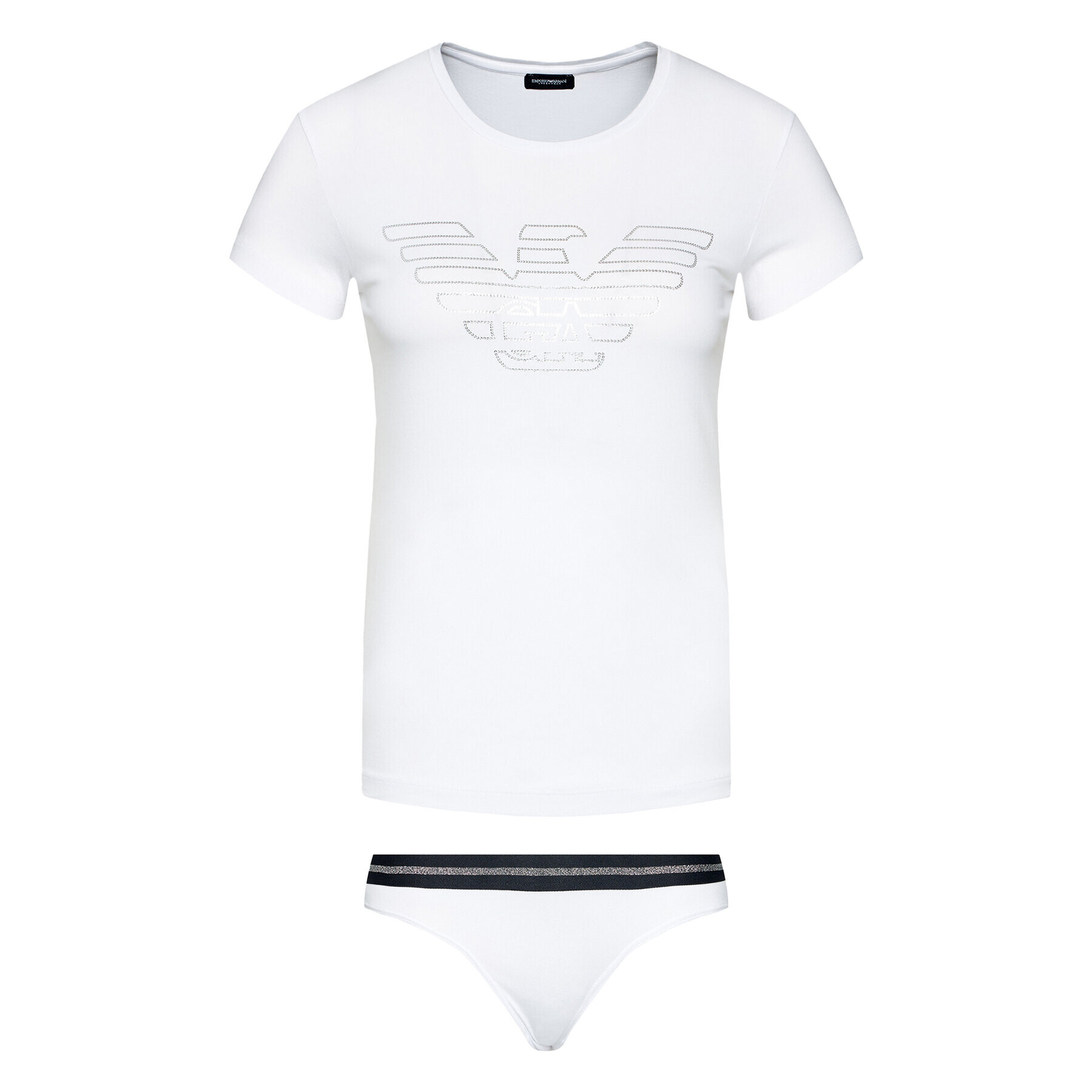 Emporio Armani Underwear Pyžamo 163817 0A232 00010 Biela - Pepit.sk