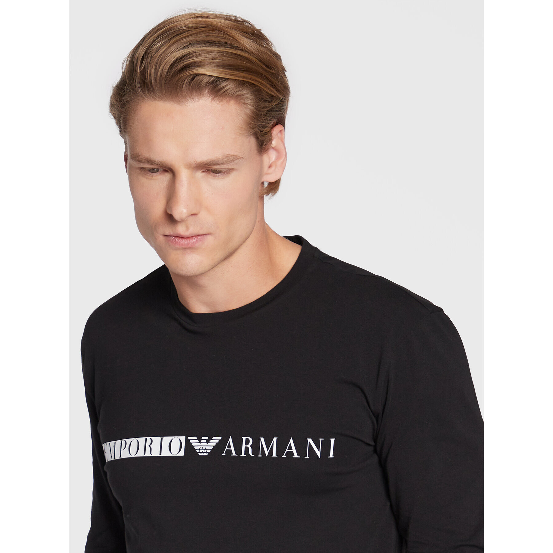 Emporio Armani Underwear S dlhými rukávmi 111984 2F525 00020 Čierna Slim Fit - Pepit.sk