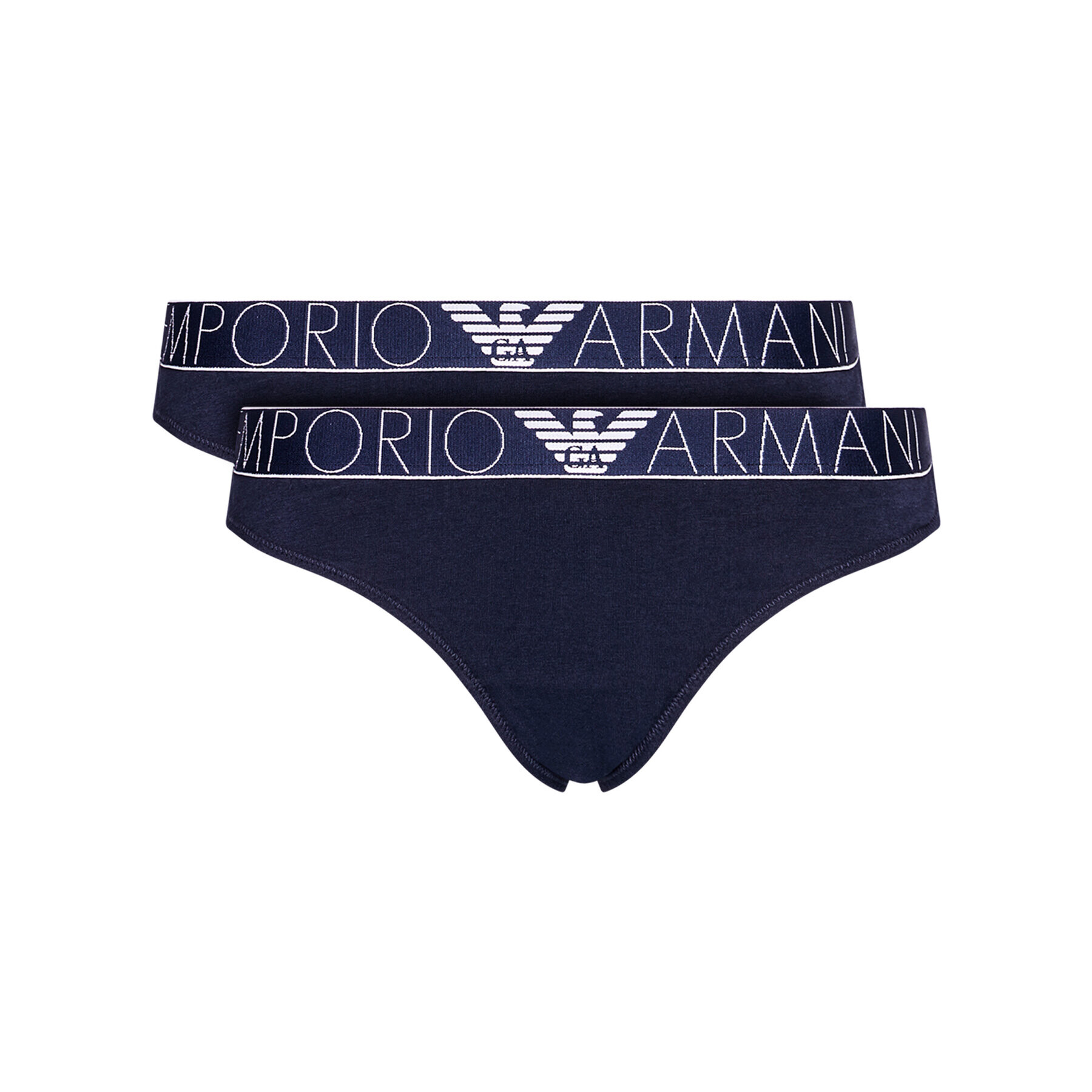 Emporio Armani Underwear Súprava 2 kusov brazílskych nohavičiek 163337 1P227 27435 Tmavomodrá - Pepit.sk