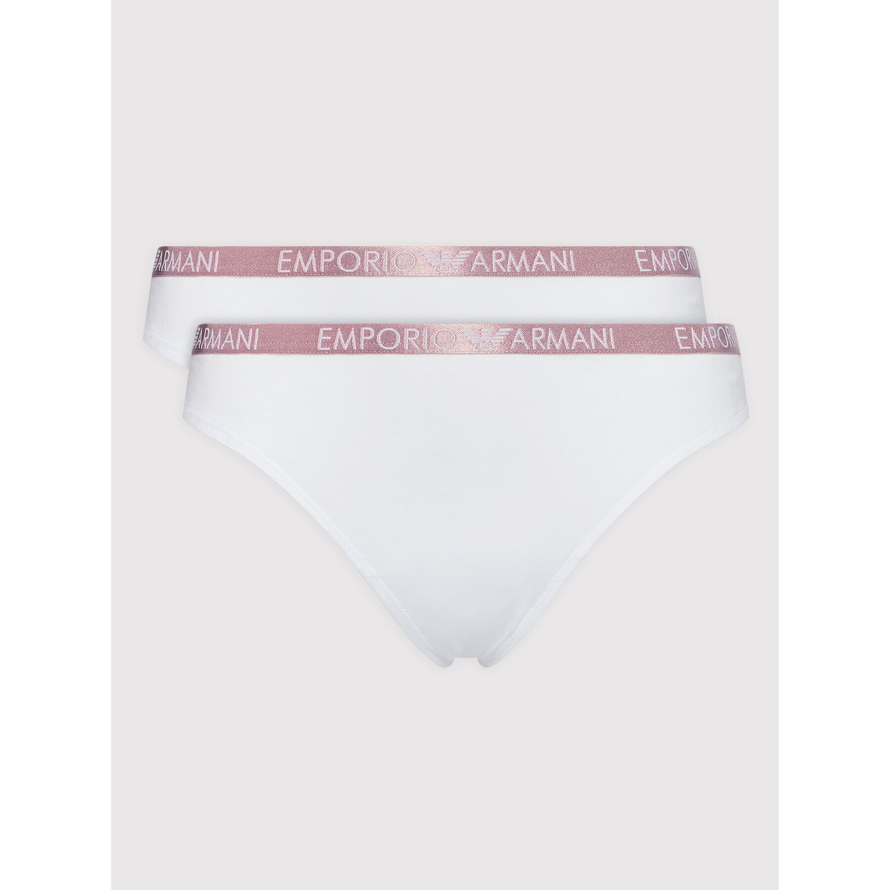 Emporio Armani Underwear Súprava 2 kusov brazílskych nohavičiek 163337 2R223 00010 Biela - Pepit.sk