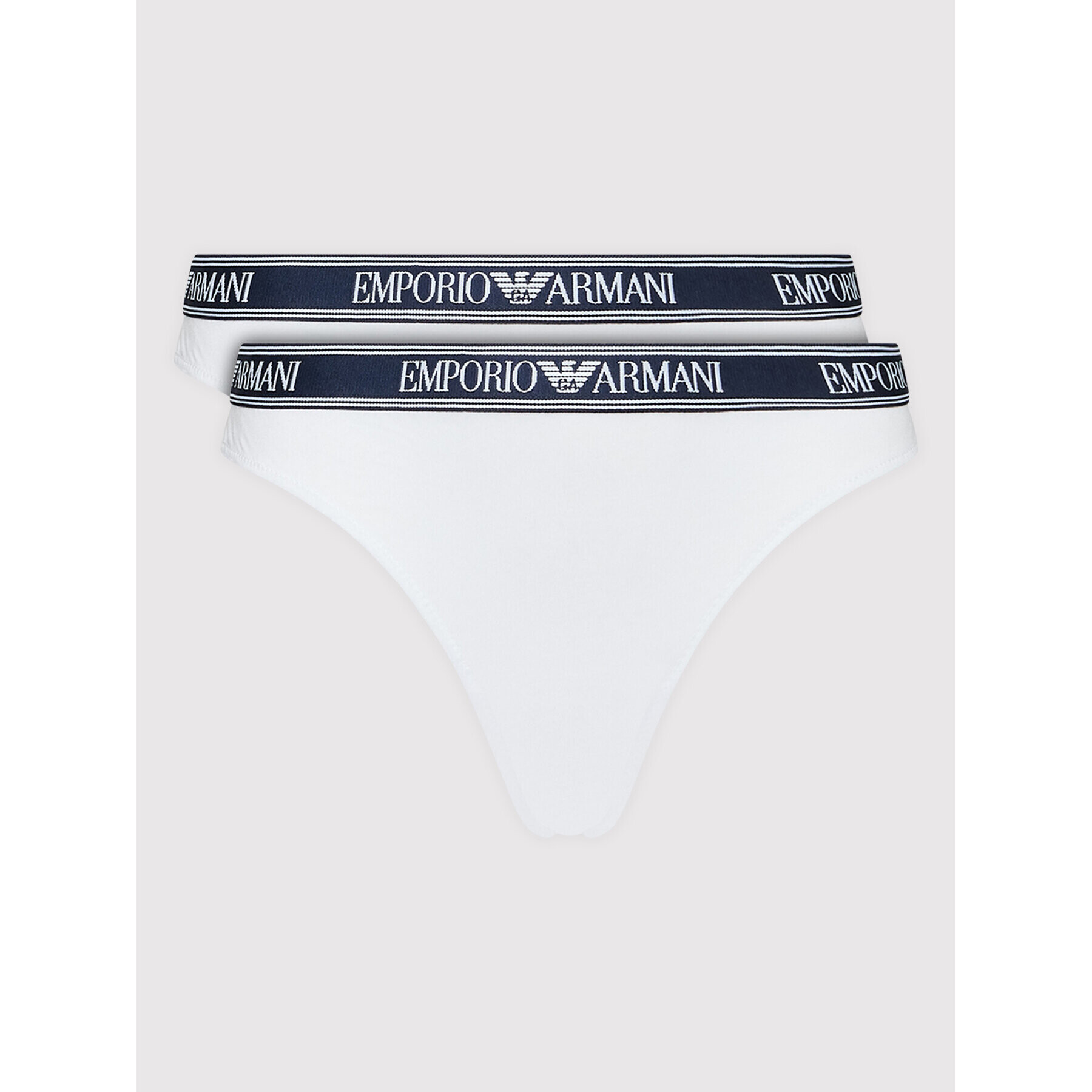 Emporio Armani Underwear Súprava 2 kusov brazílskych nohavičiek 163337 2R227 00010 Biela - Pepit.sk