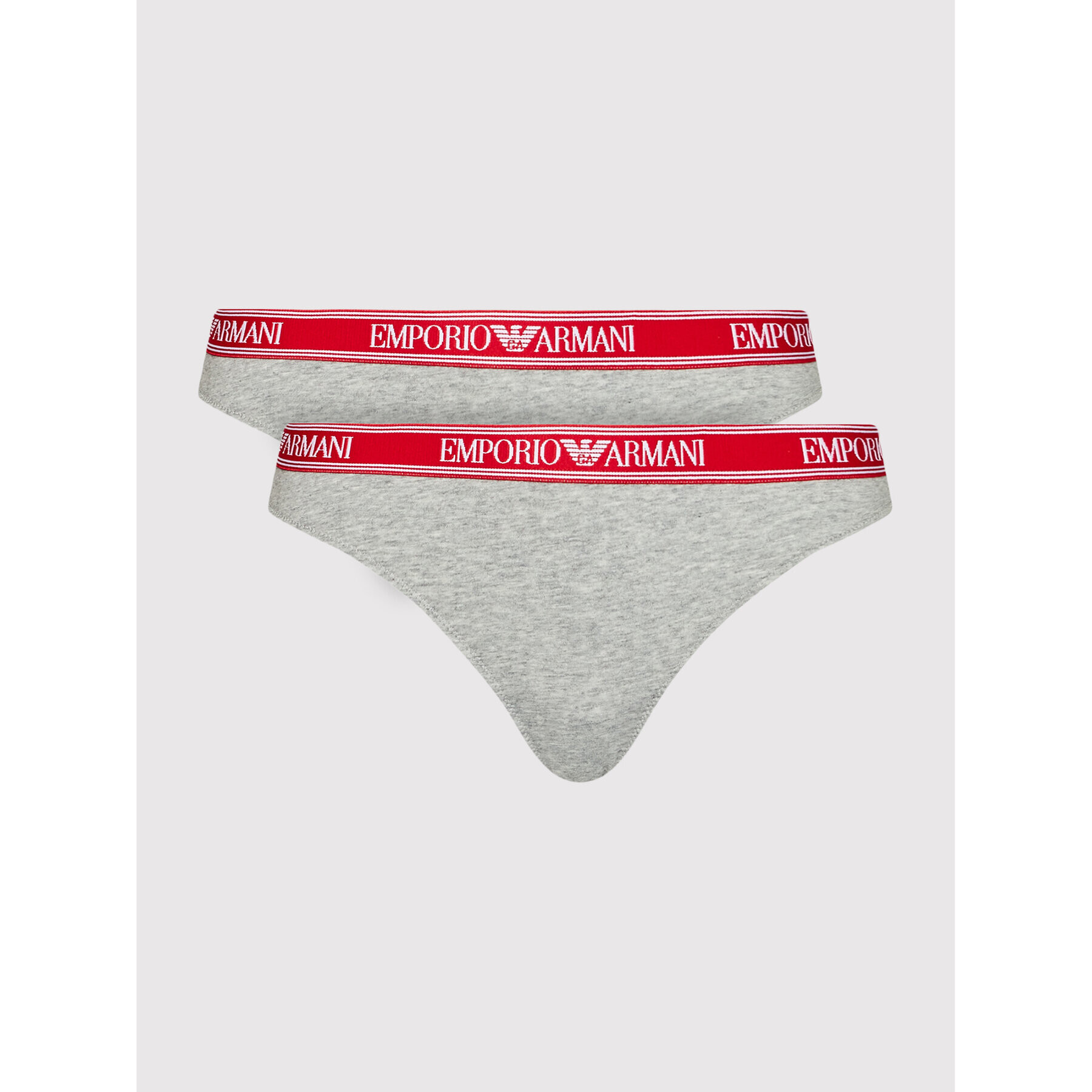 Emporio Armani Underwear Súprava 2 kusov brazílskych nohavičiek 163337 2R227 00948 Sivá - Pepit.sk