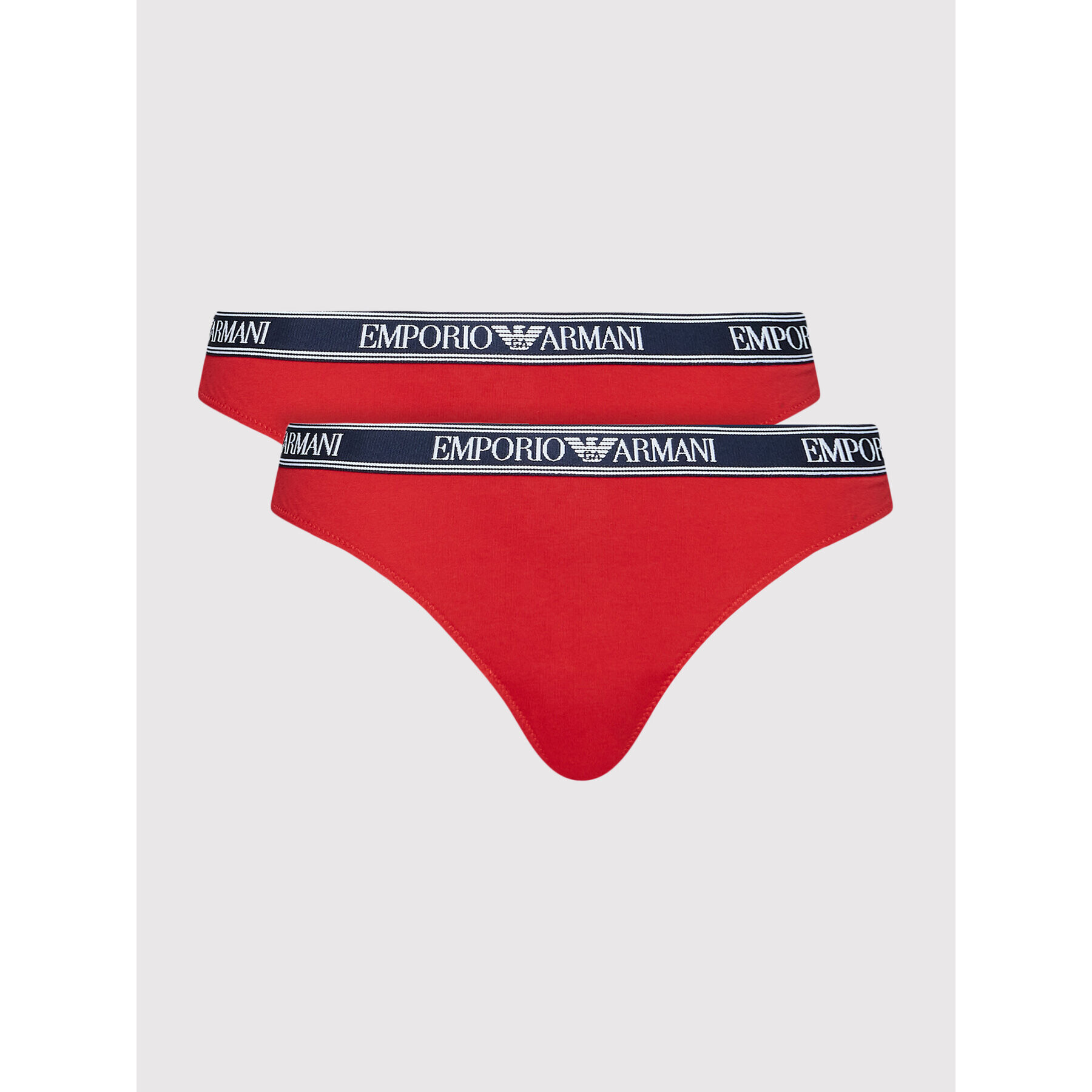 Emporio Armani Underwear Súprava 2 kusov brazílskych nohavičiek 163337 2R227 04574 Červená - Pepit.sk