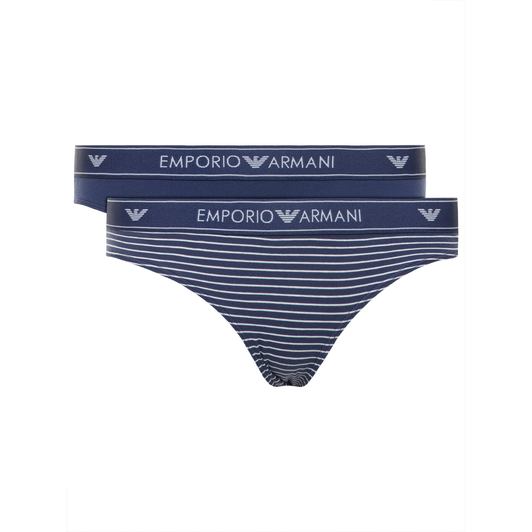 Emporio Armani Underwear Súprava 2 kusov klasických nohavičiek 163334 0P219 18734 Tmavomodrá - Pepit.sk