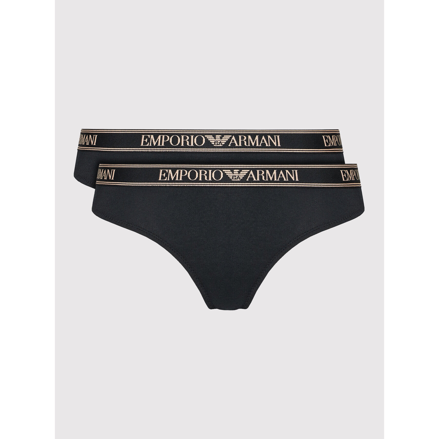 Emporio Armani Underwear Súprava 2 kusov klasických nohavičiek 163334 1A227 00020 Čierna - Pepit.sk