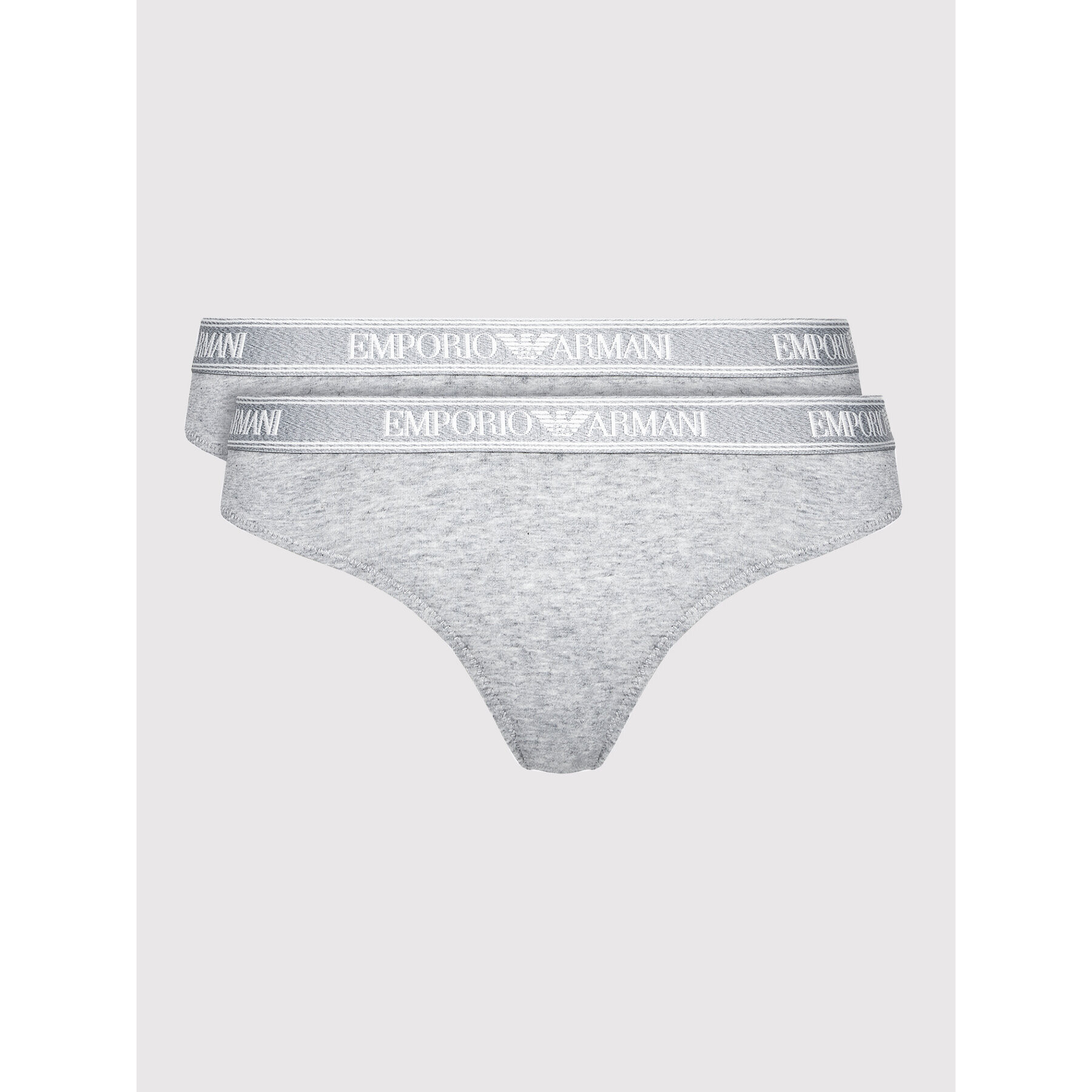 Emporio Armani Underwear Súprava 2 kusov klasických nohavičiek 163334 1A227 00948 Sivá - Pepit.sk