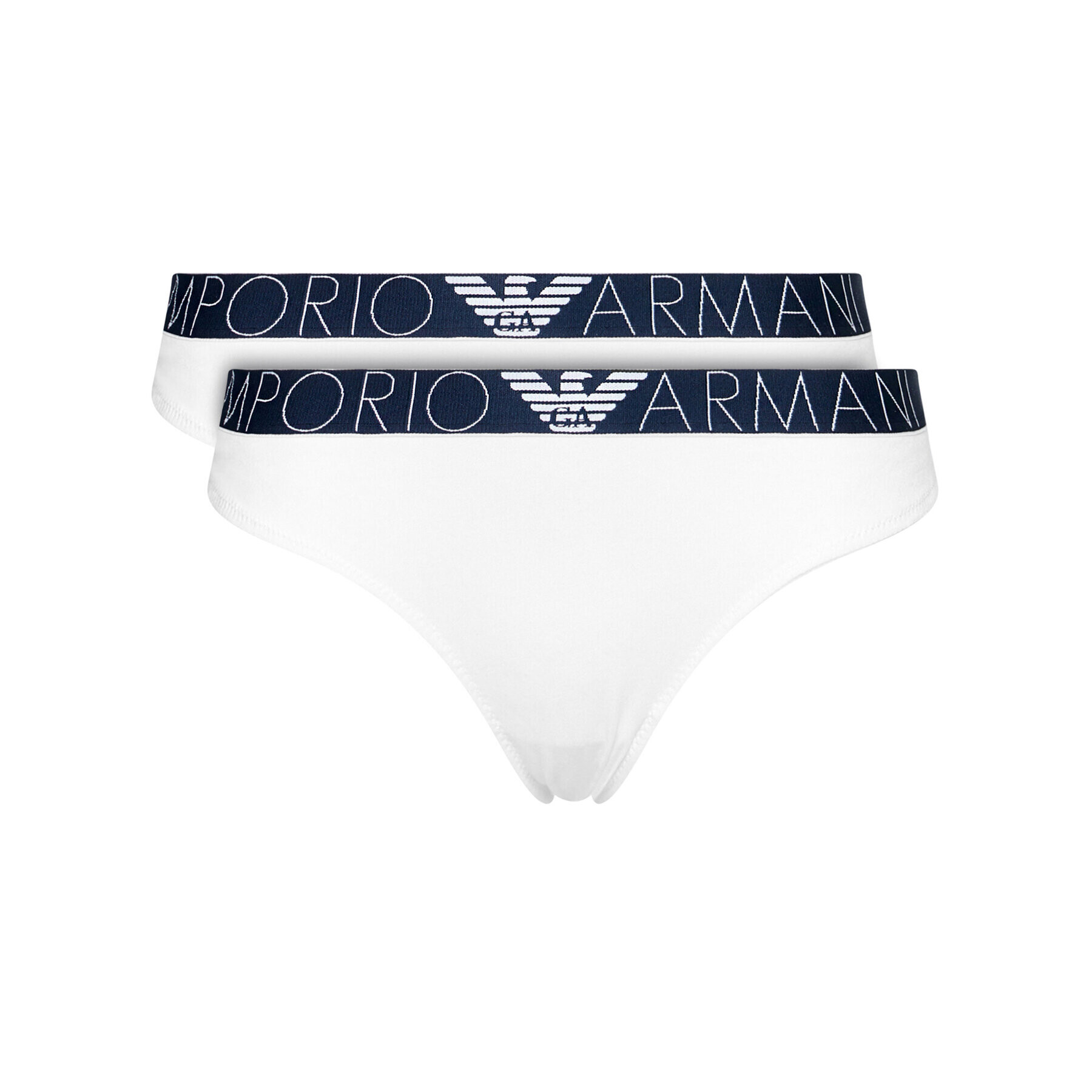 Emporio Armani Underwear Súprava 2 kusov klasických nohavičiek 163334 1P227 04710 Biela - Pepit.sk