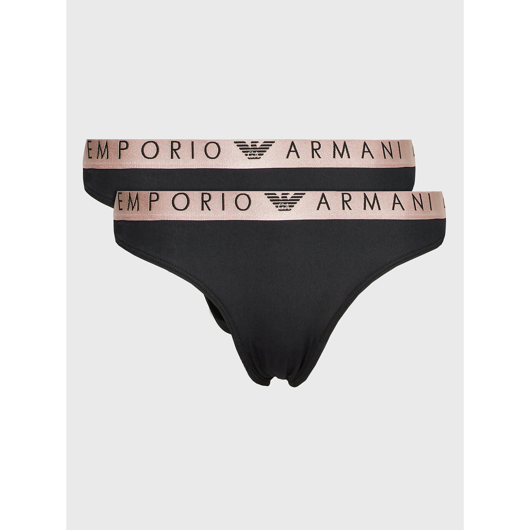 Emporio Armani Underwear Súprava 2 kusov klasických nohavičiek 163334 2F235 00020 Čierna - Pepit.sk