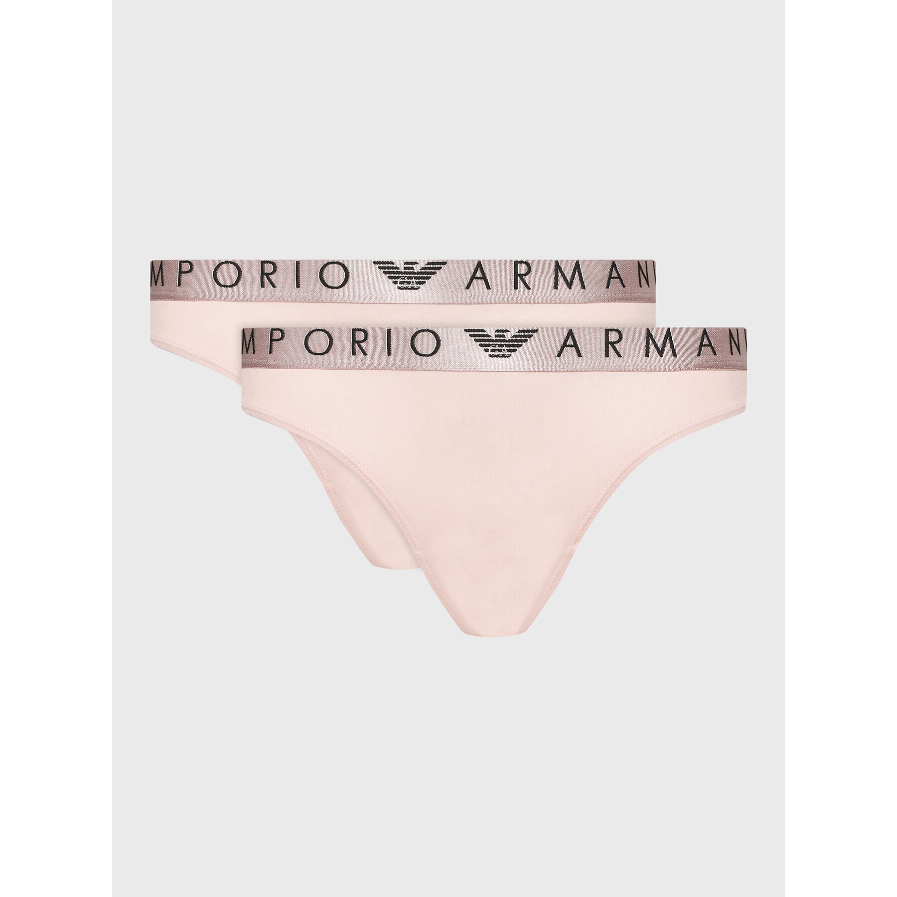 Emporio Armani Underwear Súprava 2 kusov klasických nohavičiek 163334 2F235 00470 Ružová - Pepit.sk