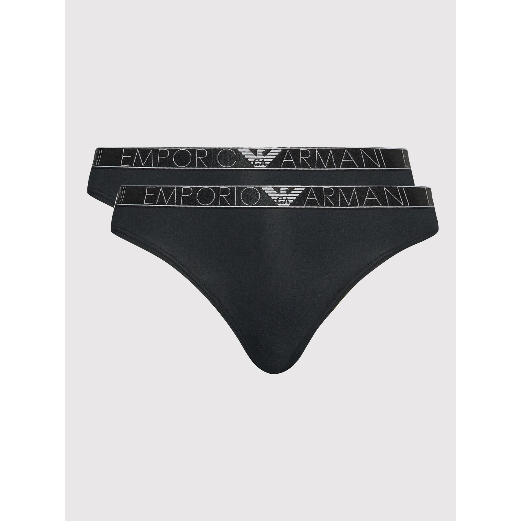 Emporio Armani Underwear Súprava 2 kusov klasických nohavičiek 163334 2R235 00020 Čierna - Pepit.sk