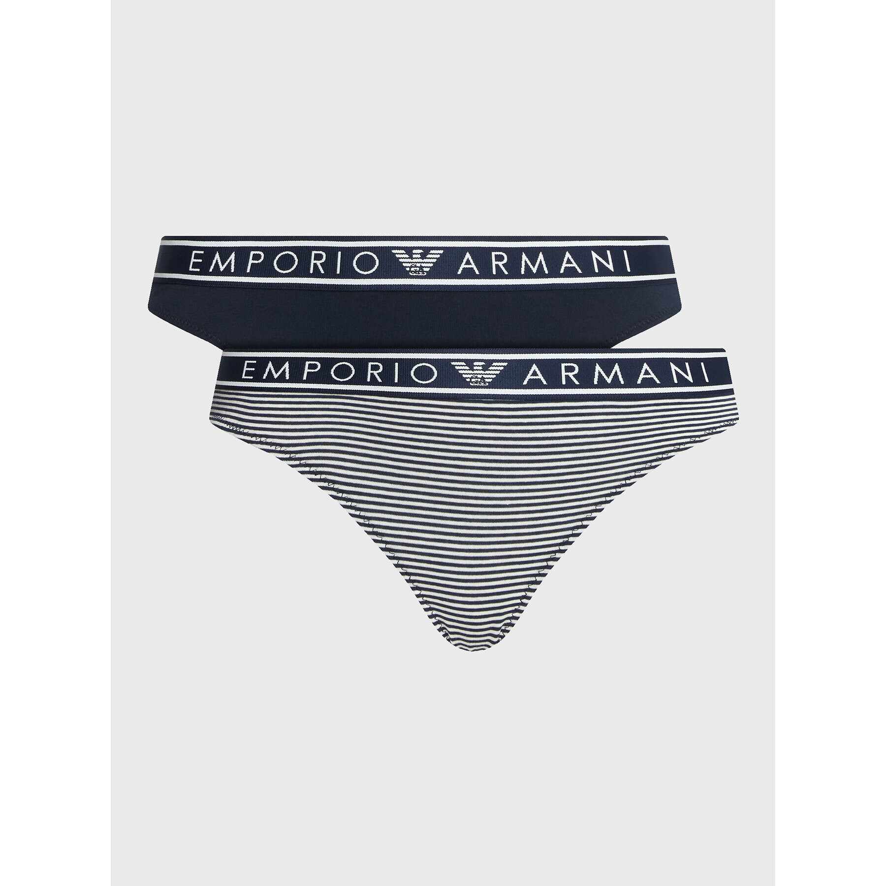 Emporio Armani Underwear Súprava 2 kusov klasických nohavičiek 163334 3R219 21136 Tmavomodrá - Pepit.sk