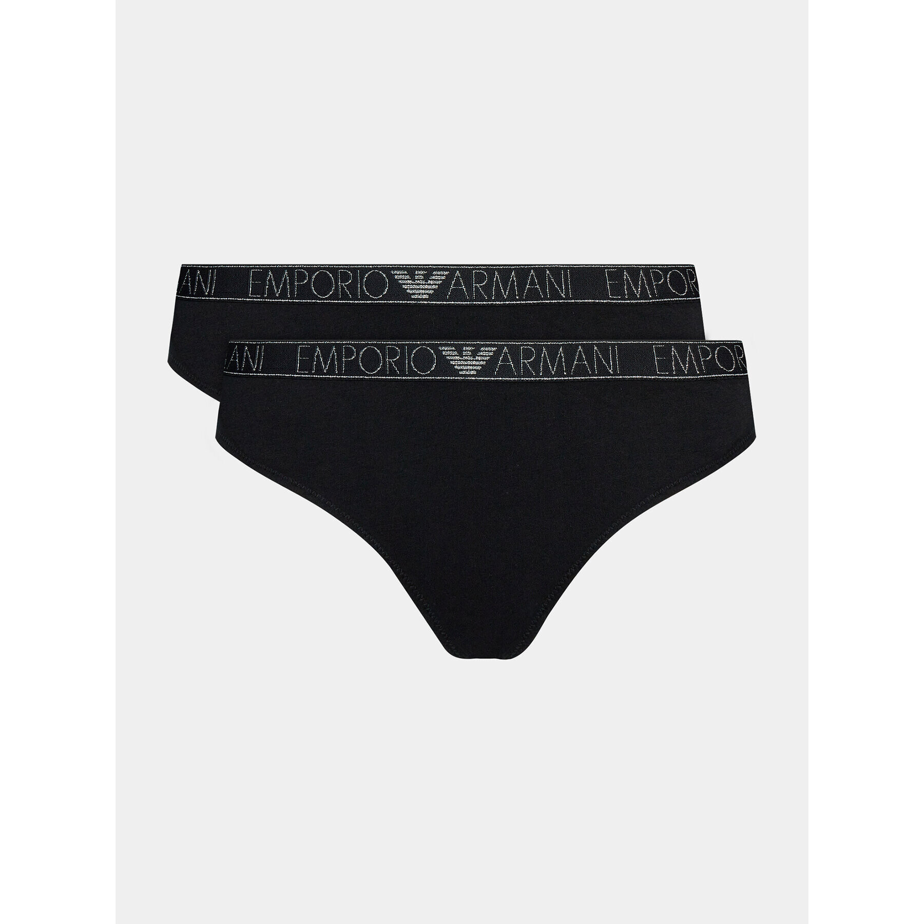 Emporio Armani Underwear Súprava 2 kusov stringových nohavičiek 163333 3F223 00020 Čierna - Pepit.sk