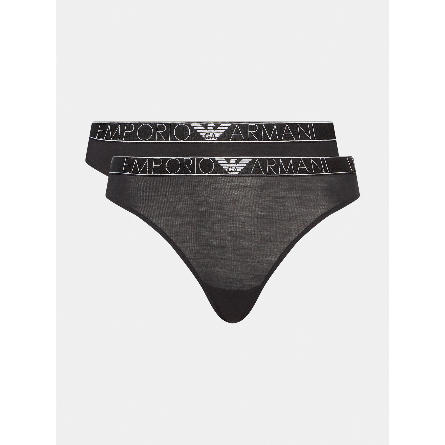 Emporio Armani Underwear Súprava 2 kusov stringových nohavičiek 163333 3R221 00020 Čierna - Pepit.sk