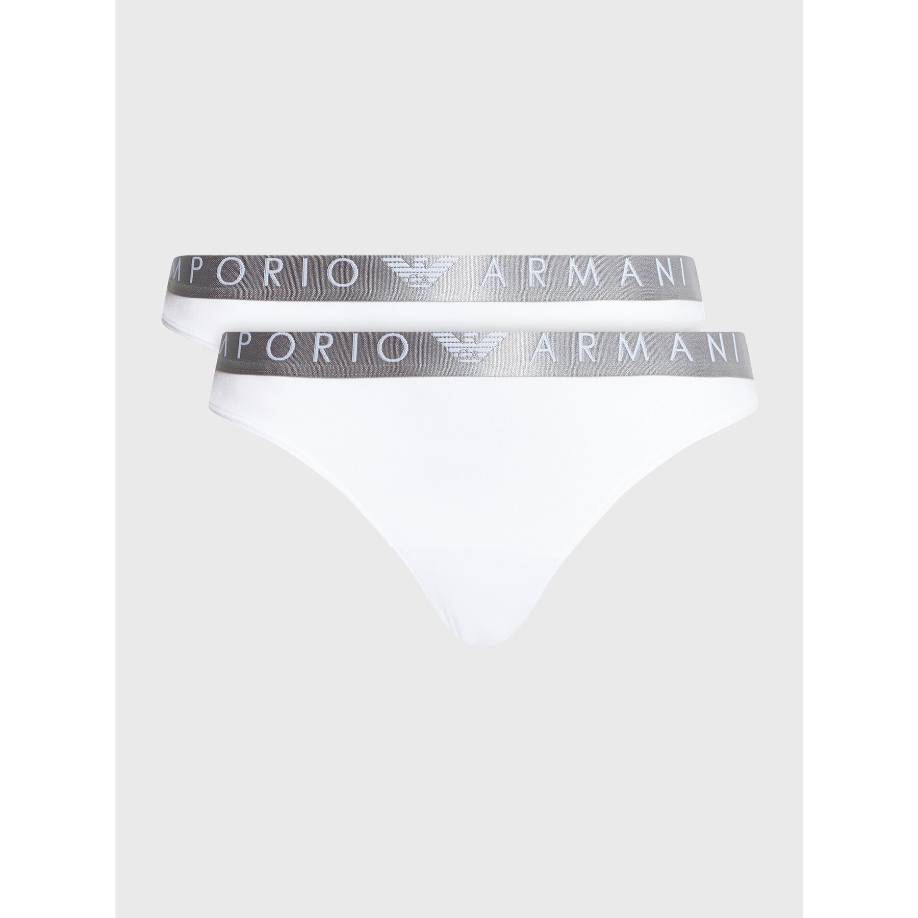 Emporio Armani Underwear Súprava 2 kusov stringových nohavičiek 163333 3R235 00010 Biela - Pepit.sk