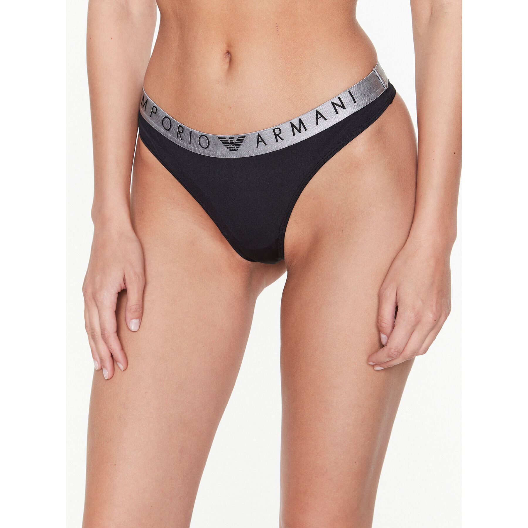 Emporio Armani Underwear Súprava 2 kusov stringových nohavičiek 163333 3R235 00020 Čierna - Pepit.sk