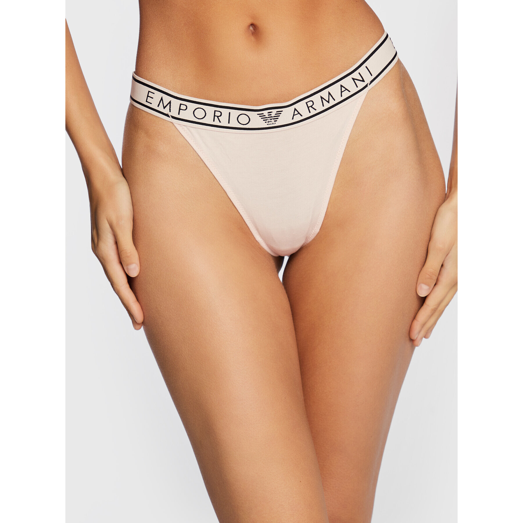 Emporio Armani Underwear Súprava 2 kusov stringových nohavičiek 164522 2F221 00470 Béžová - Pepit.sk