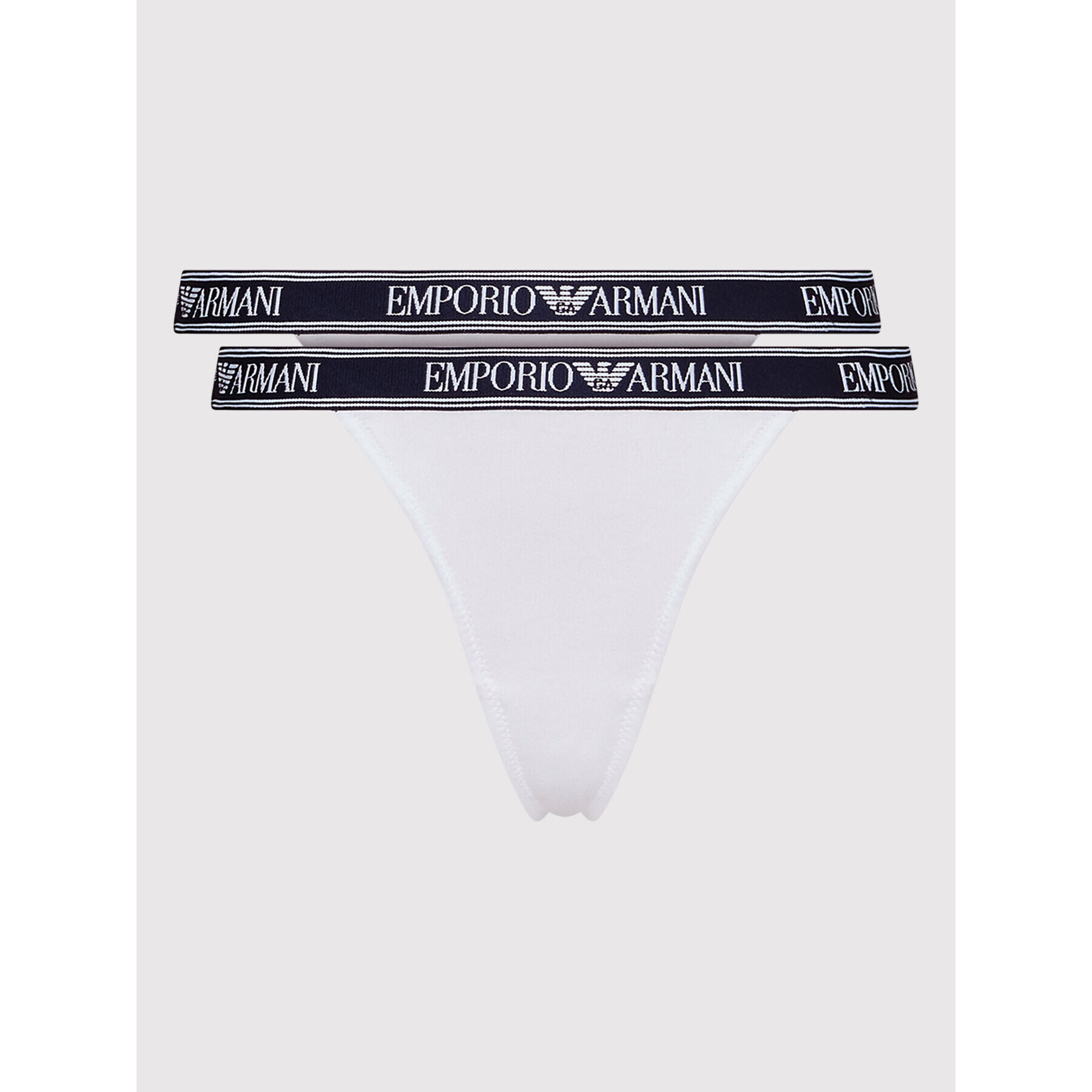 Emporio Armani Underwear Súprava 2 kusov stringových nohavičiek 164522 2R227 00010 Biela - Pepit.sk