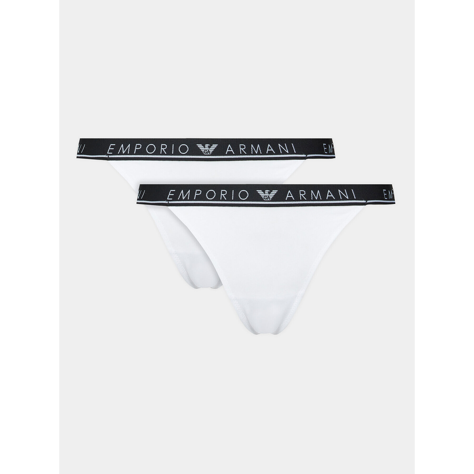 Emporio Armani Underwear Súprava 2 kusov stringových nohavičiek 164522 3F227 00010 Biela - Pepit.sk