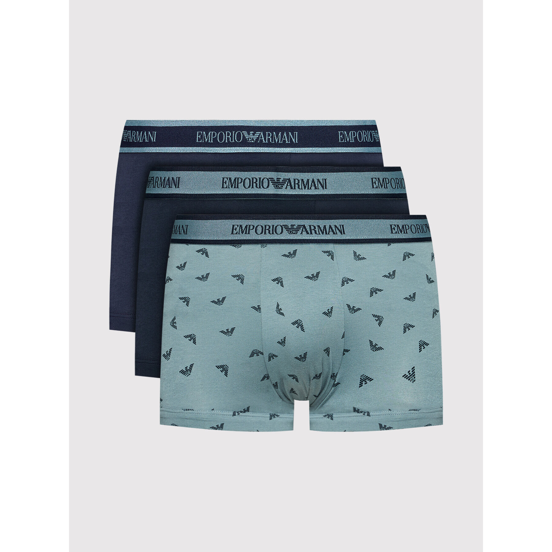 Emporio Armani Underwear Súprava 3 kusov boxeriek 111357 1A717 90035 Tmavomodrá - Pepit.sk