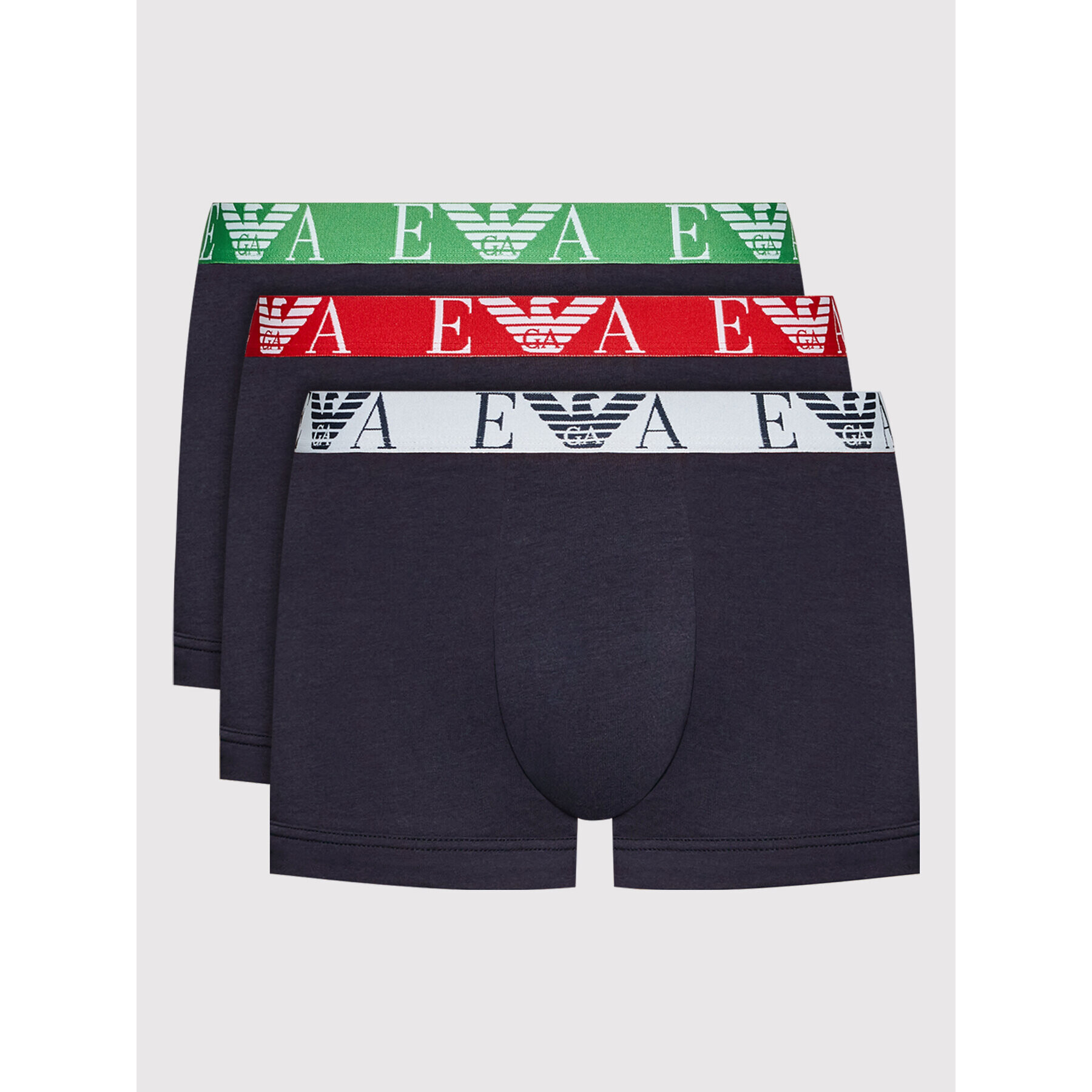 Emporio Armani Underwear Súprava 3 kusov boxeriek 111357 2F715 70435 Tmavomodrá - Pepit.sk