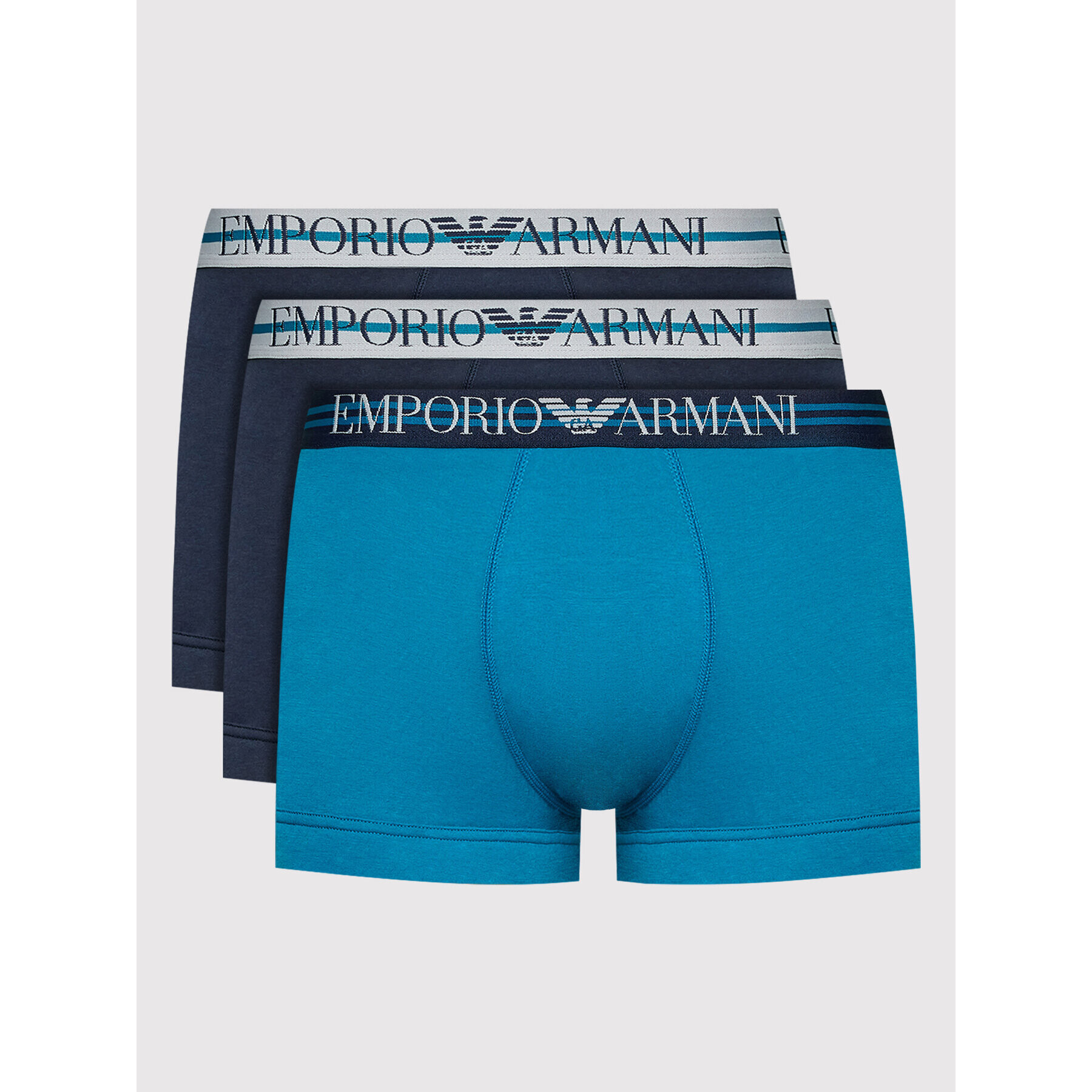 Emporio Armani Underwear Súprava 3 kusov boxeriek 111357 2F723 17136 Tmavomodrá - Pepit.sk