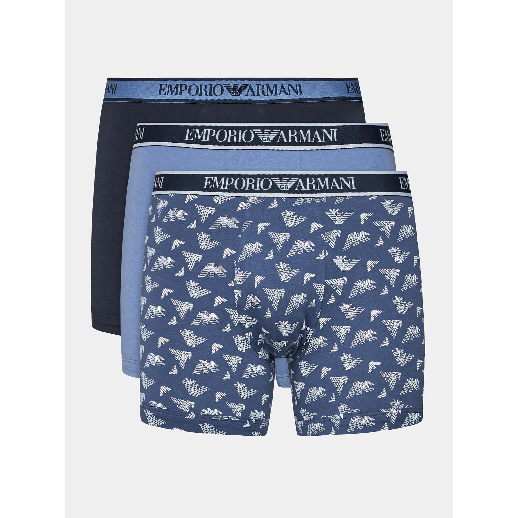 Emporio Armani Underwear Súprava 3 kusov boxeriek 111473 3F717 04937 Modrá - Pepit.sk