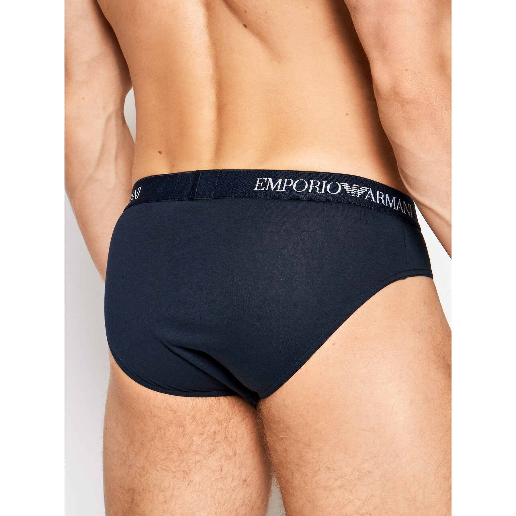 Emporio Armani Underwear Súprava 3 kusov slipov 111624 1P722 76135 Tmavomodrá - Pepit.sk