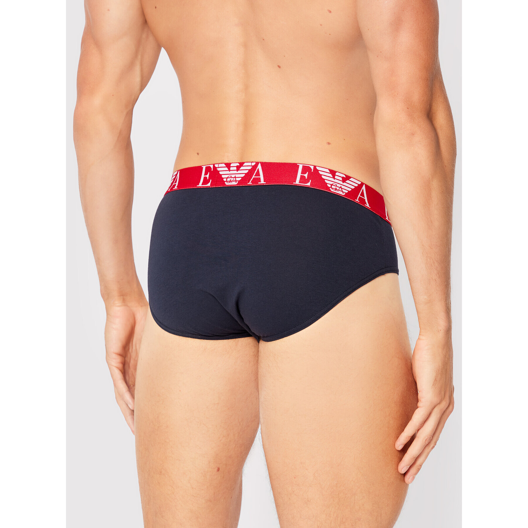 Emporio Armani Underwear Súprava 3 kusov slipov 111734 2F715 70435 Tmavomodrá - Pepit.sk