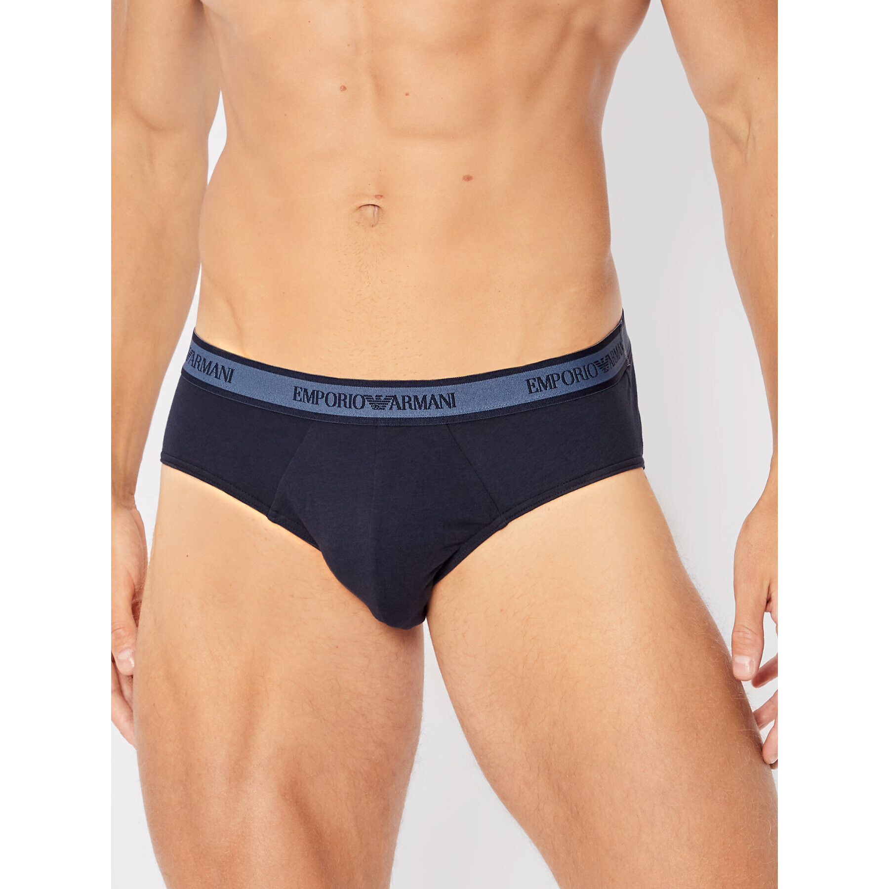 Emporio Armani Underwear Súprava 3 kusov slipov 111734 2F717 40035 Tmavomodrá - Pepit.sk