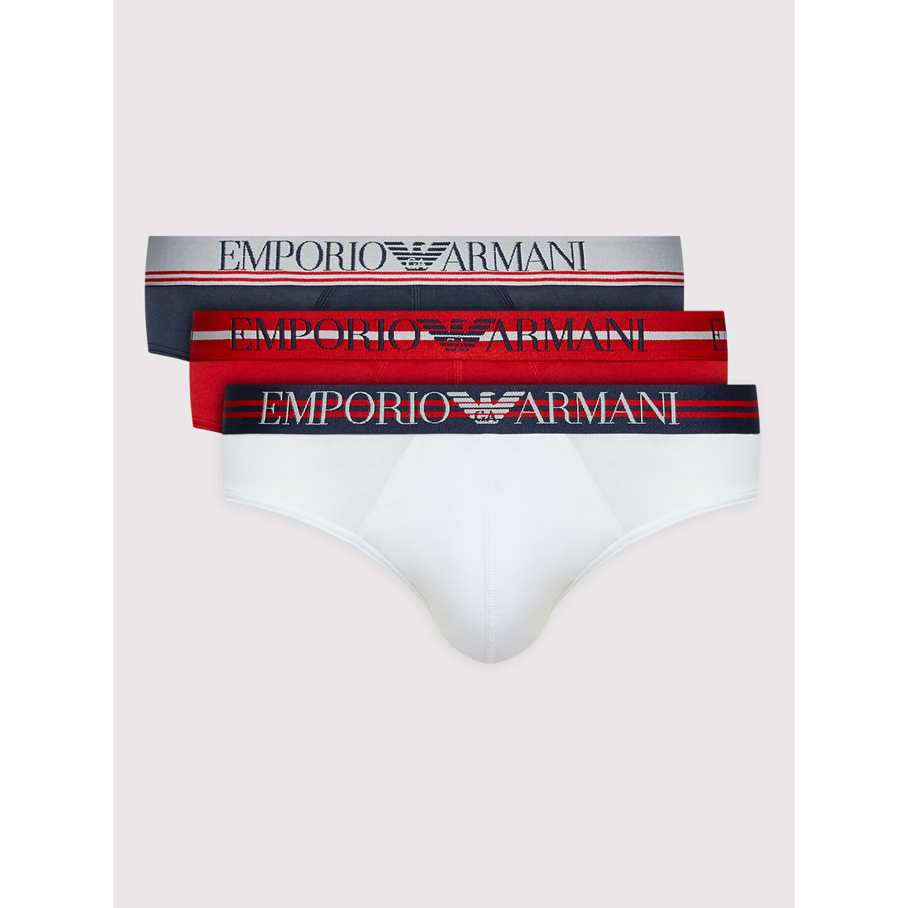 Emporio Armani Underwear Súprava 3 kusov slipov 111734 2F723 17236 Farebná - Pepit.sk