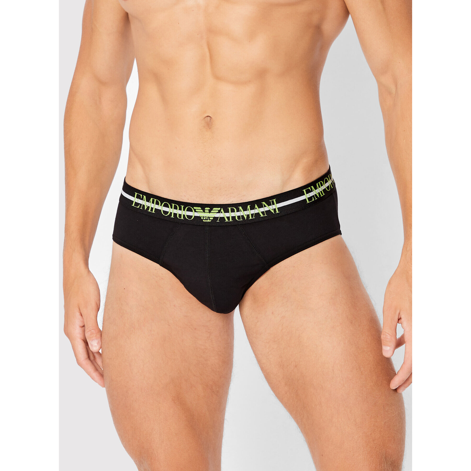 Emporio Armani Underwear Súprava 3 kusov slipov 111734 2F723 21320 Čierna - Pepit.sk