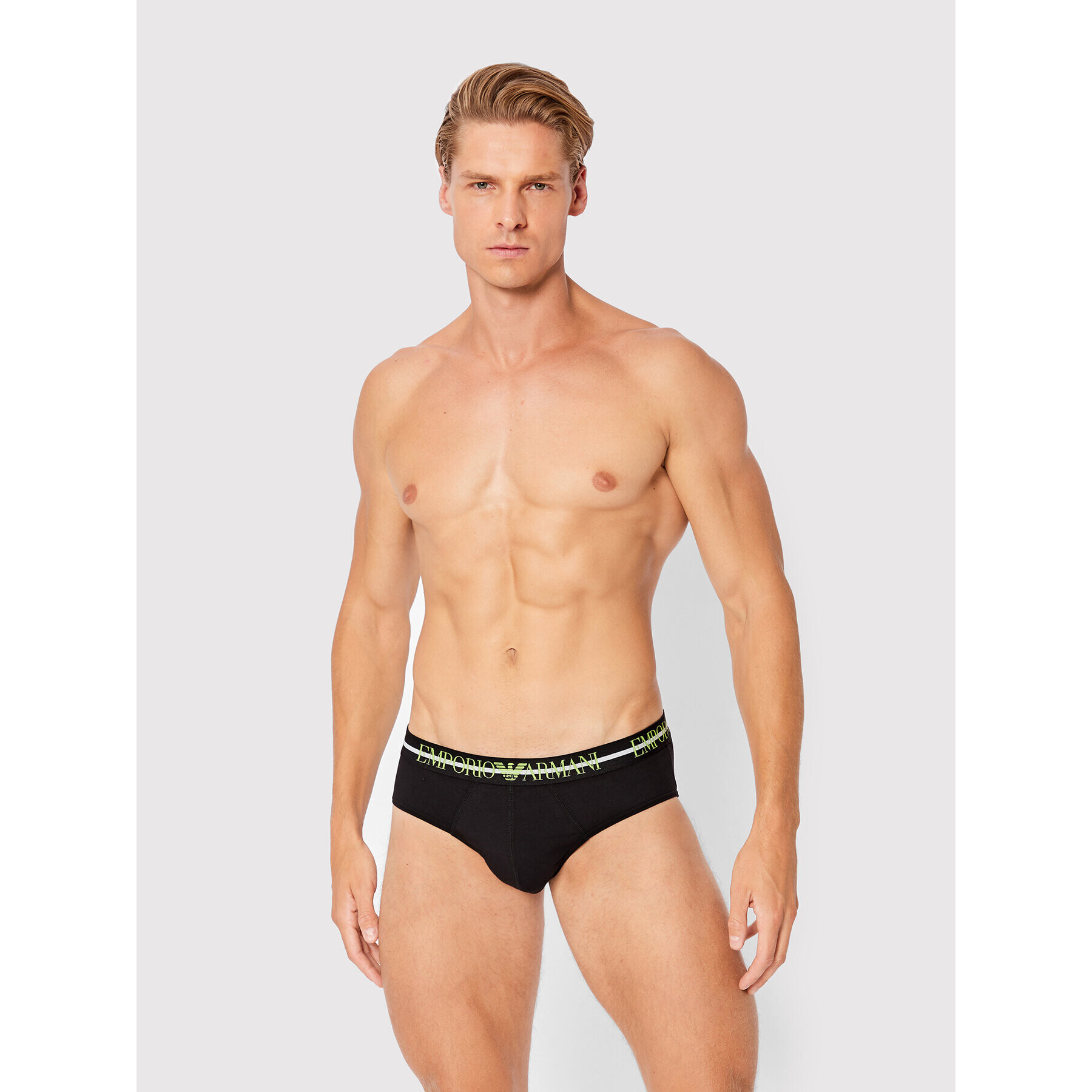 Emporio Armani Underwear Súprava 3 kusov slipov 111734 2F723 21320 Čierna - Pepit.sk