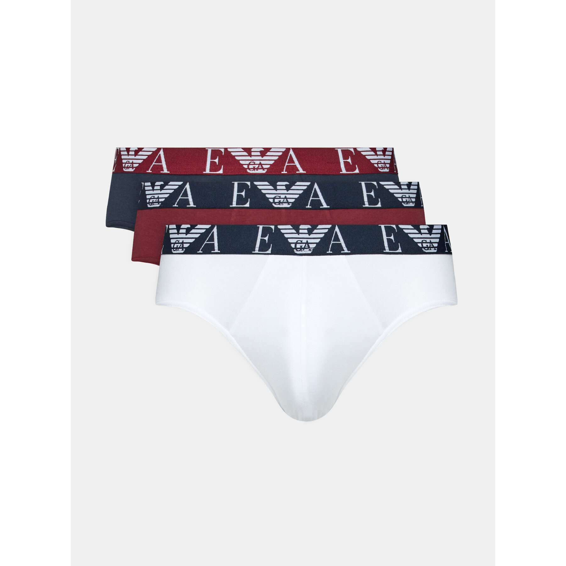 Emporio Armani Underwear Súprava 3 kusov slipov 111734 3F715 13911 Biela - Pepit.sk