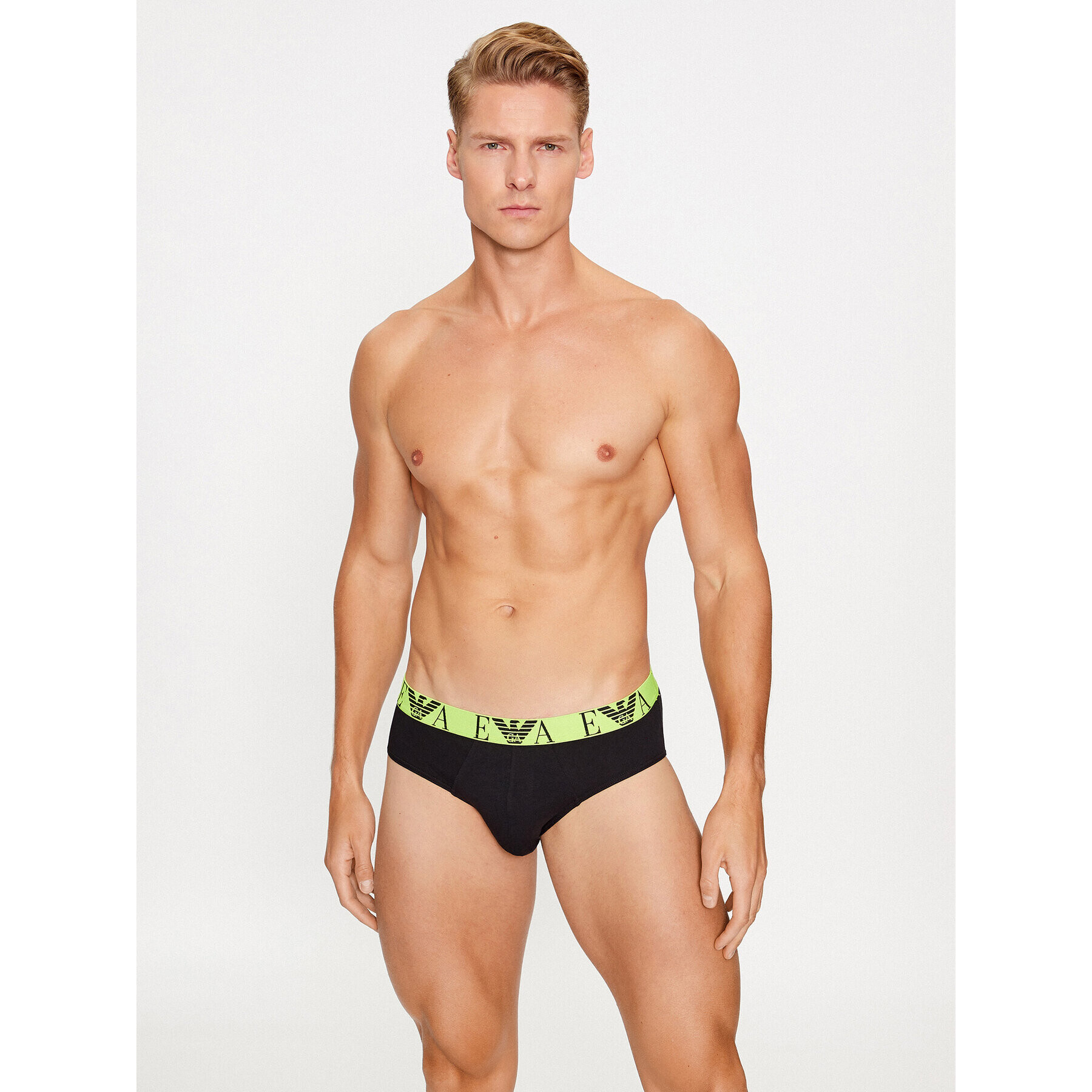 Emporio Armani Underwear Súprava 3 kusov slipov 111734 3F715 73320 Čierna - Pepit.sk