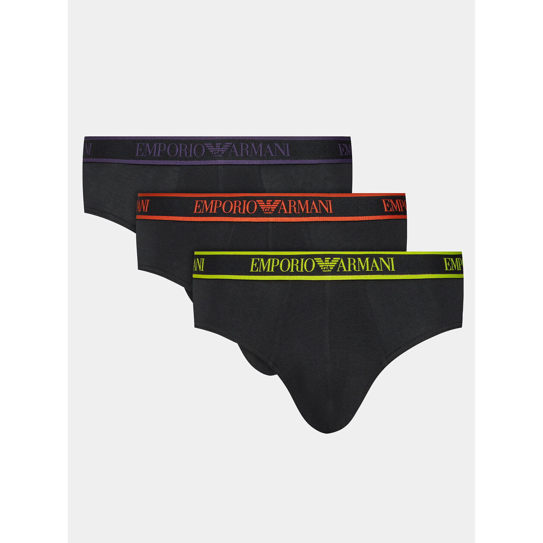 Emporio Armani Underwear Súprava 3 kusov slipov 111734 3F717 29821 Čierna - Pepit.sk