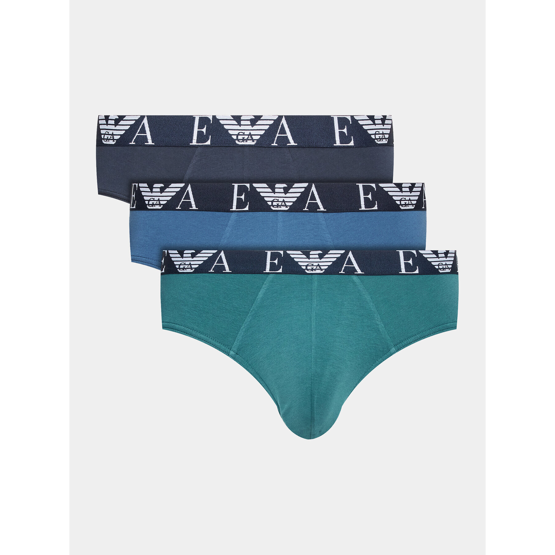 Emporio Armani Underwear Súprava 3 kusov slipov 111734 3R715 50436 Farebná - Pepit.sk