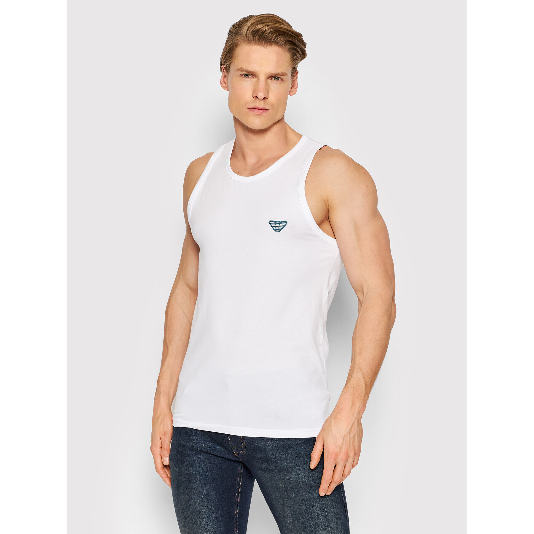 Emporio Armani Underwear Tank top 110828 2R512 00010 Biela Slim Fit - Pepit.sk