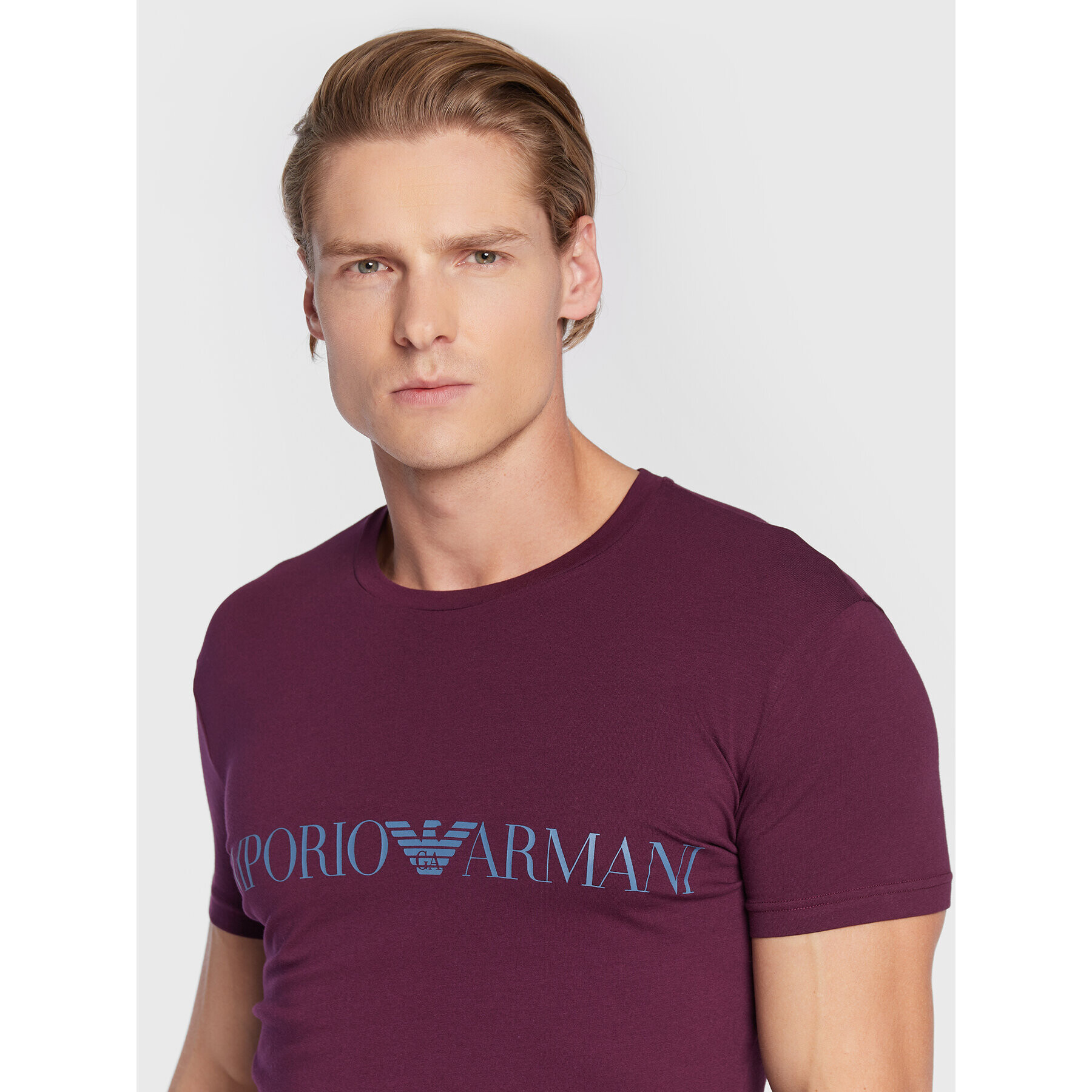 Emporio Armani Underwear Tričko 111035 2F729 00393 Fialová Regular Fit - Pepit.sk