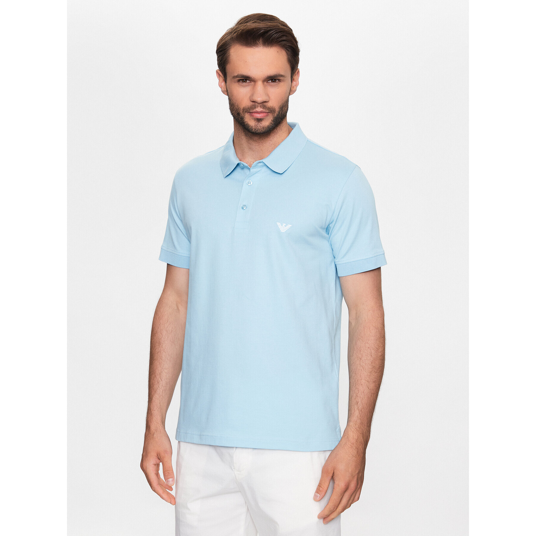 Emporio Armani Polokošeľa 211804 3R461 00031 Modrá Regular Fit - Pepit.sk