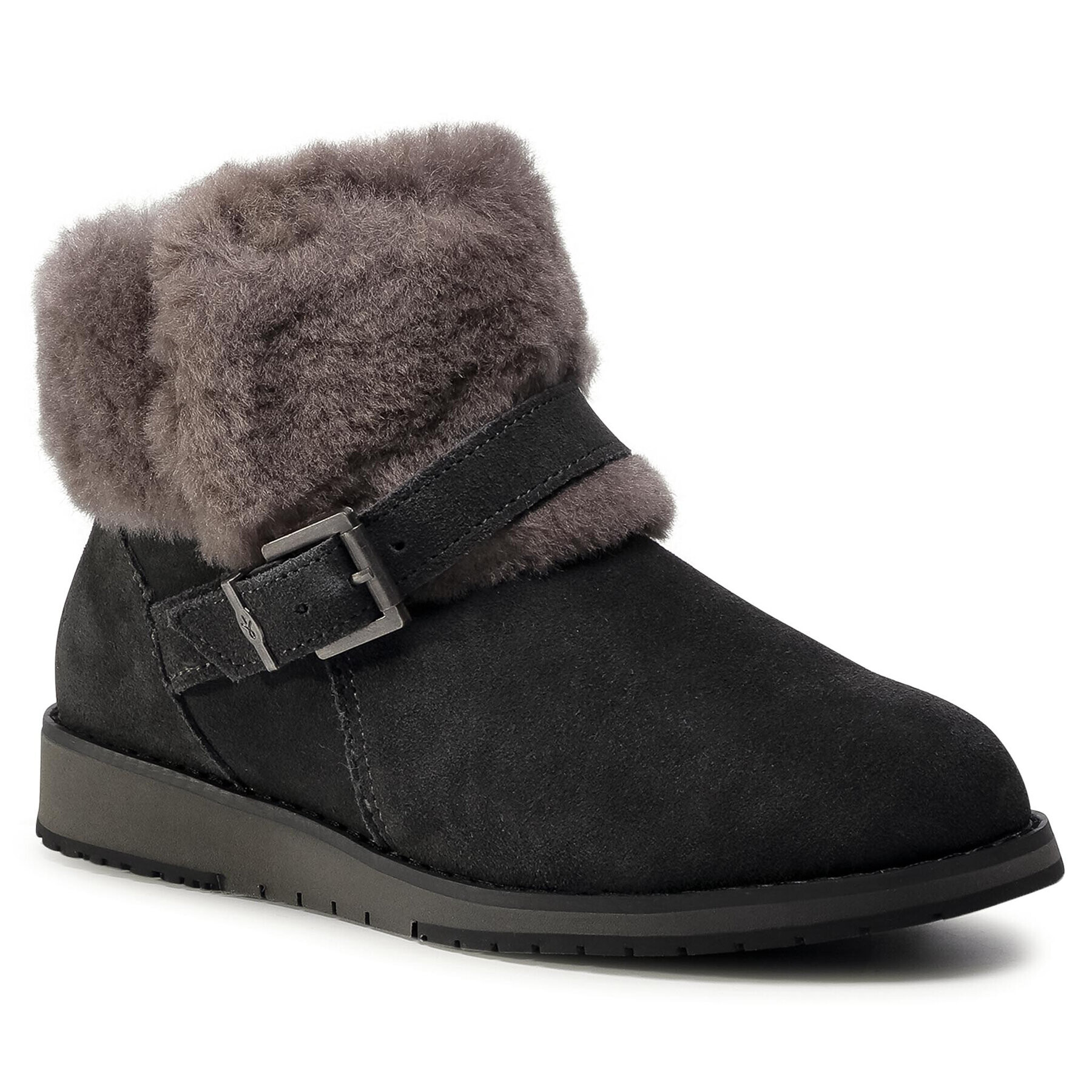 EMU Australia Topánky Oxley Fur Cuff W11698 Sivá - Pepit.sk