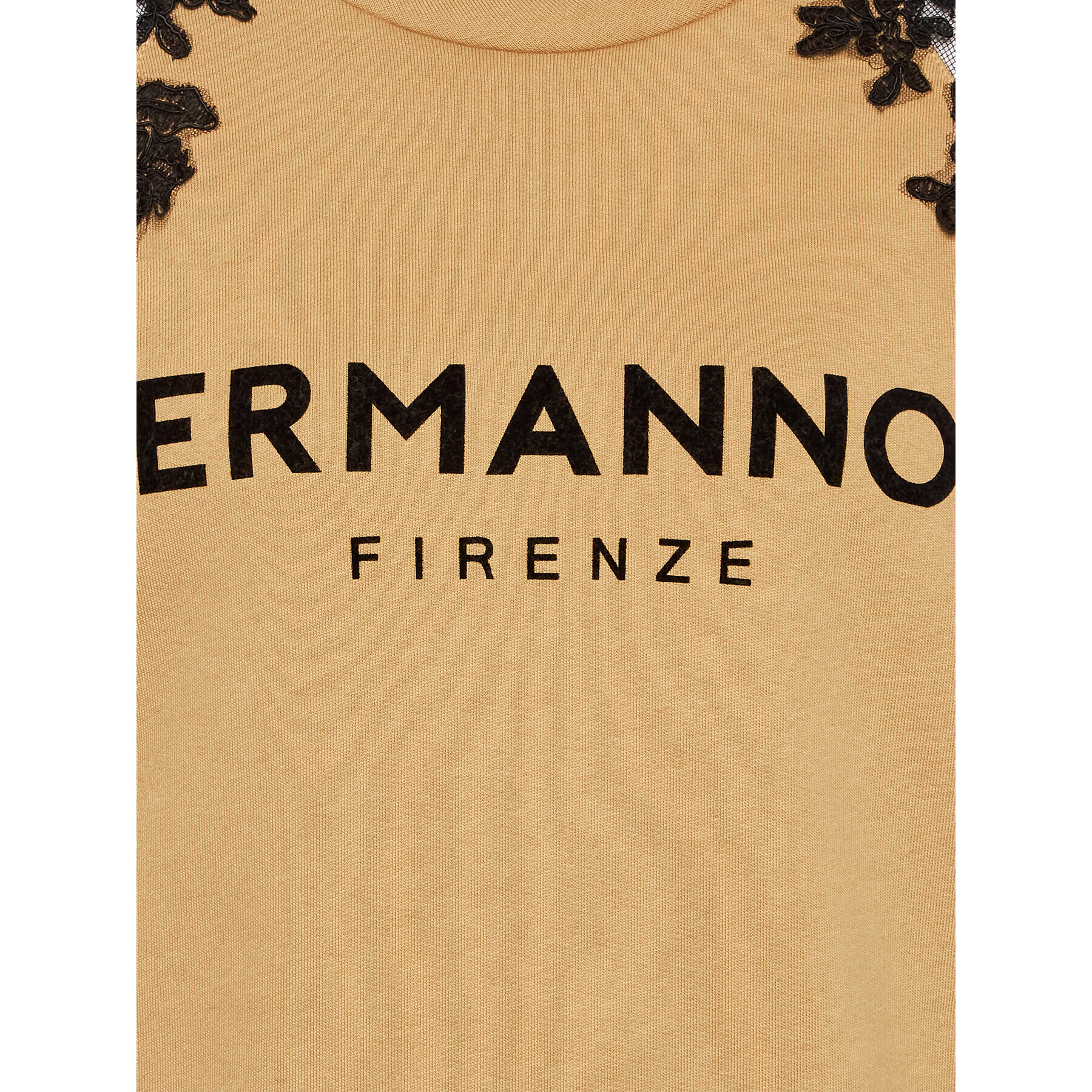 Ermanno Firenze Mikina L028E78 Béžová Regular Fit - Pepit.sk