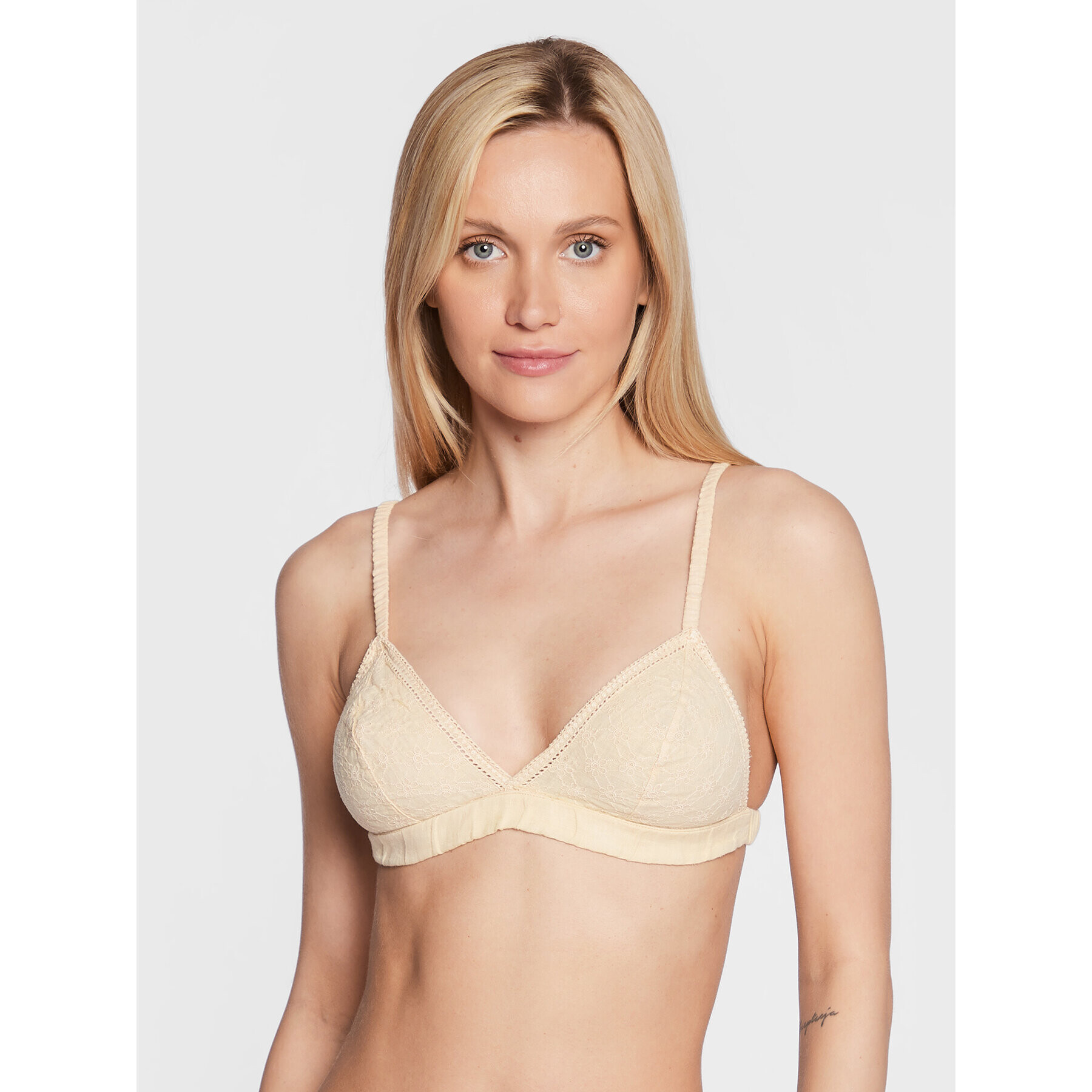 Etam Podprsenka Bralette Benny 6532629 Žltá - Pepit.sk